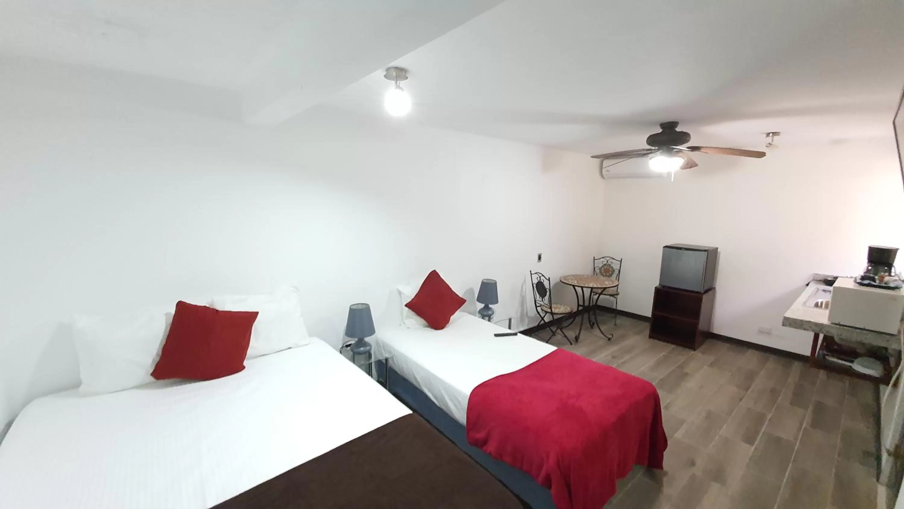 Bed in Out of Bounds Boutique Hotel