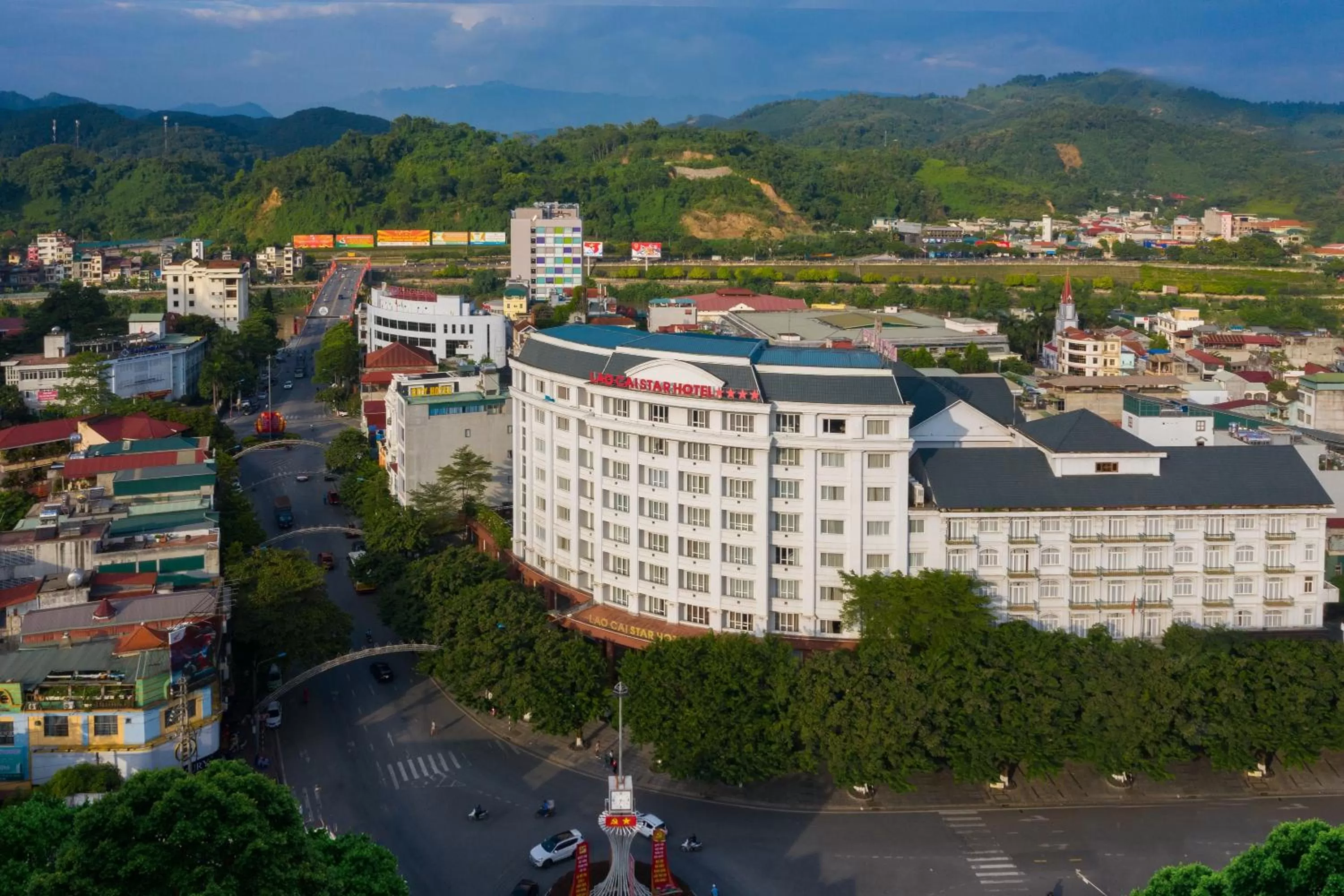 Street view in Lao Cai Star Hotel