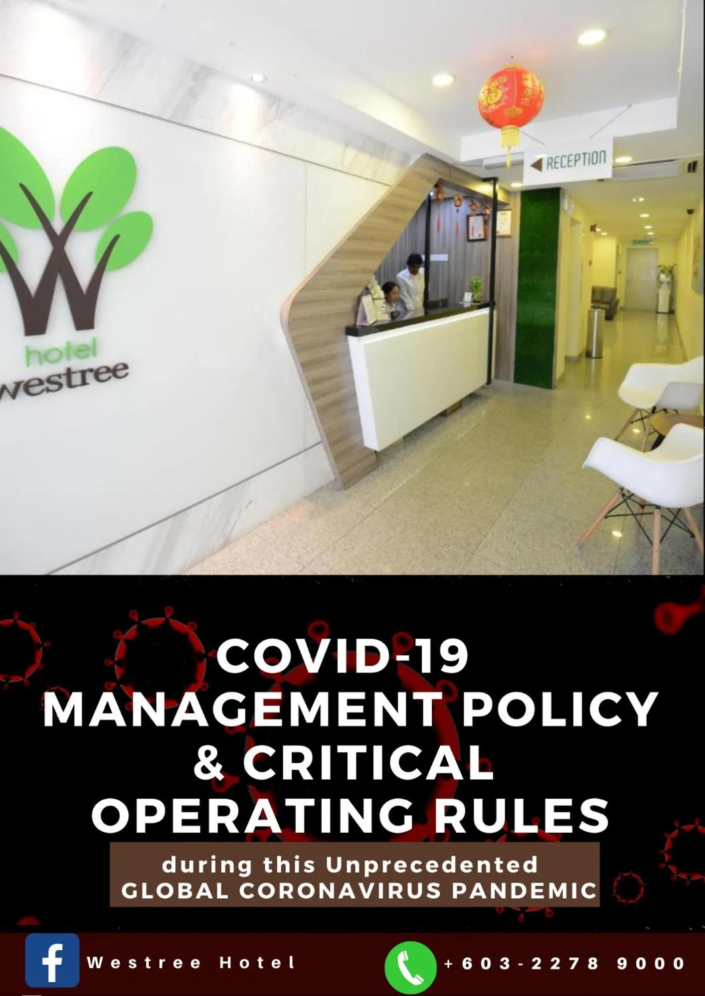 Text overlay in Hotel Westree KL Sentral