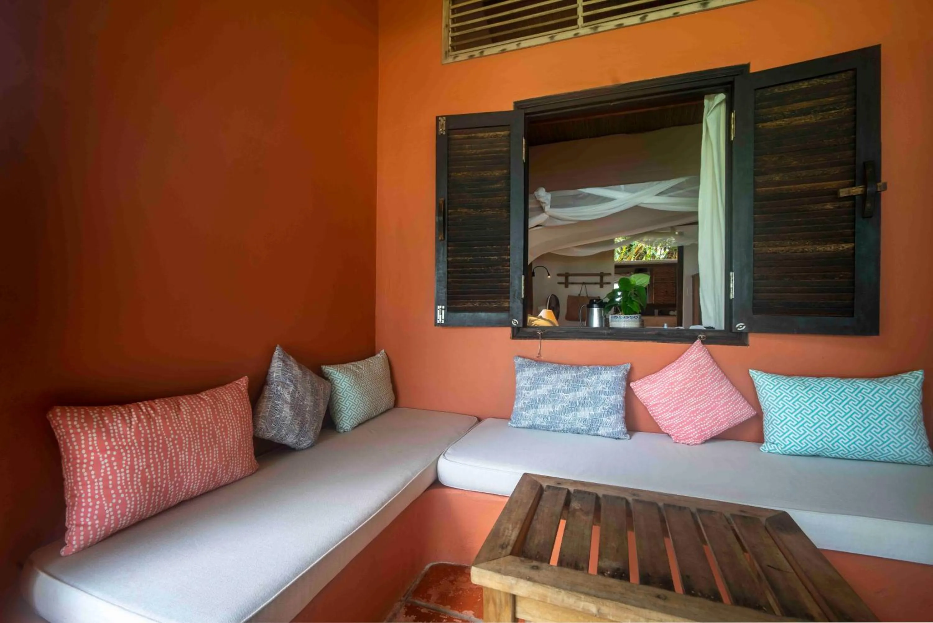 Seating area in Mango Bay Resort