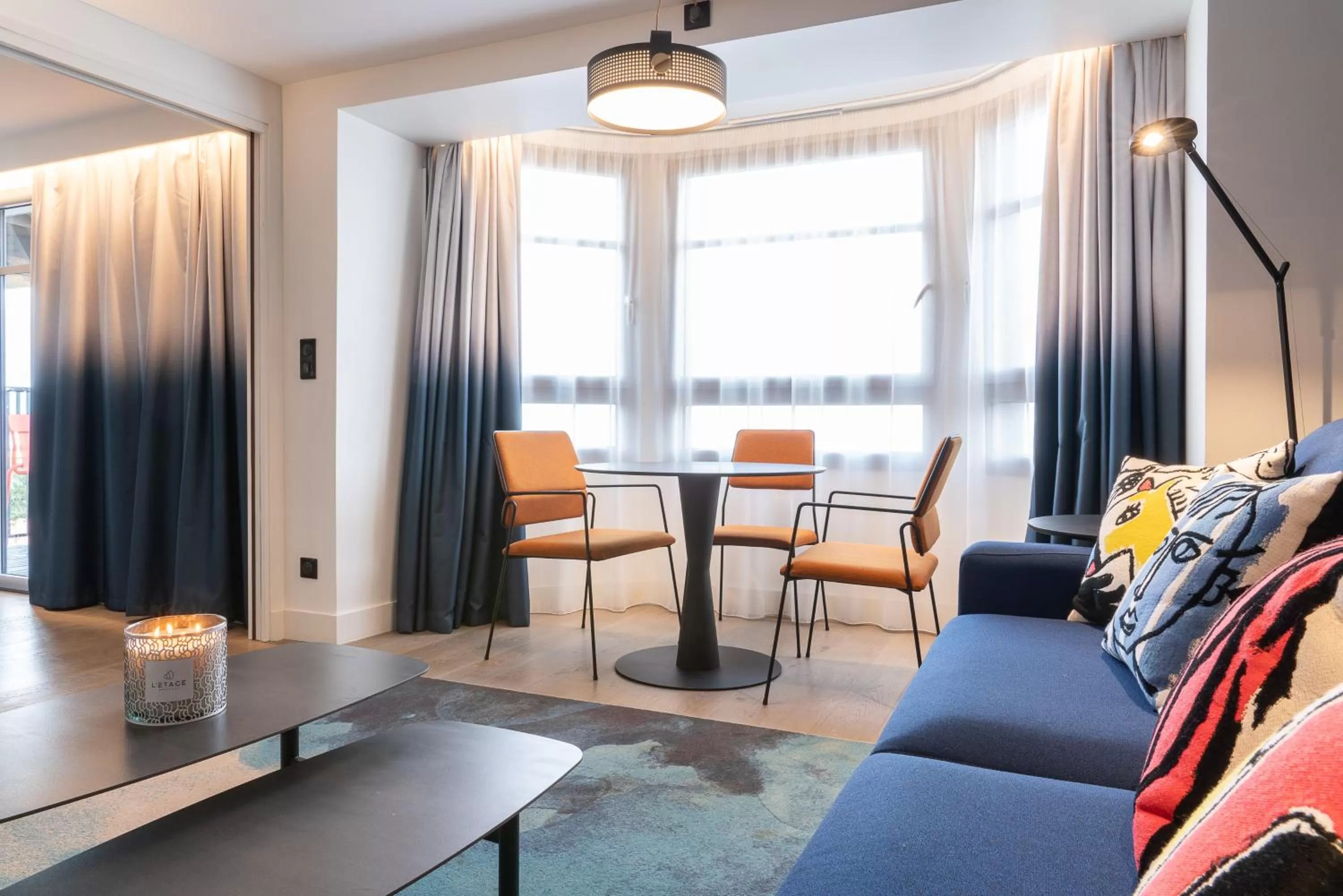 Executive King Suite with Sofa Bed and Sea View in Novotel Deauville Plage