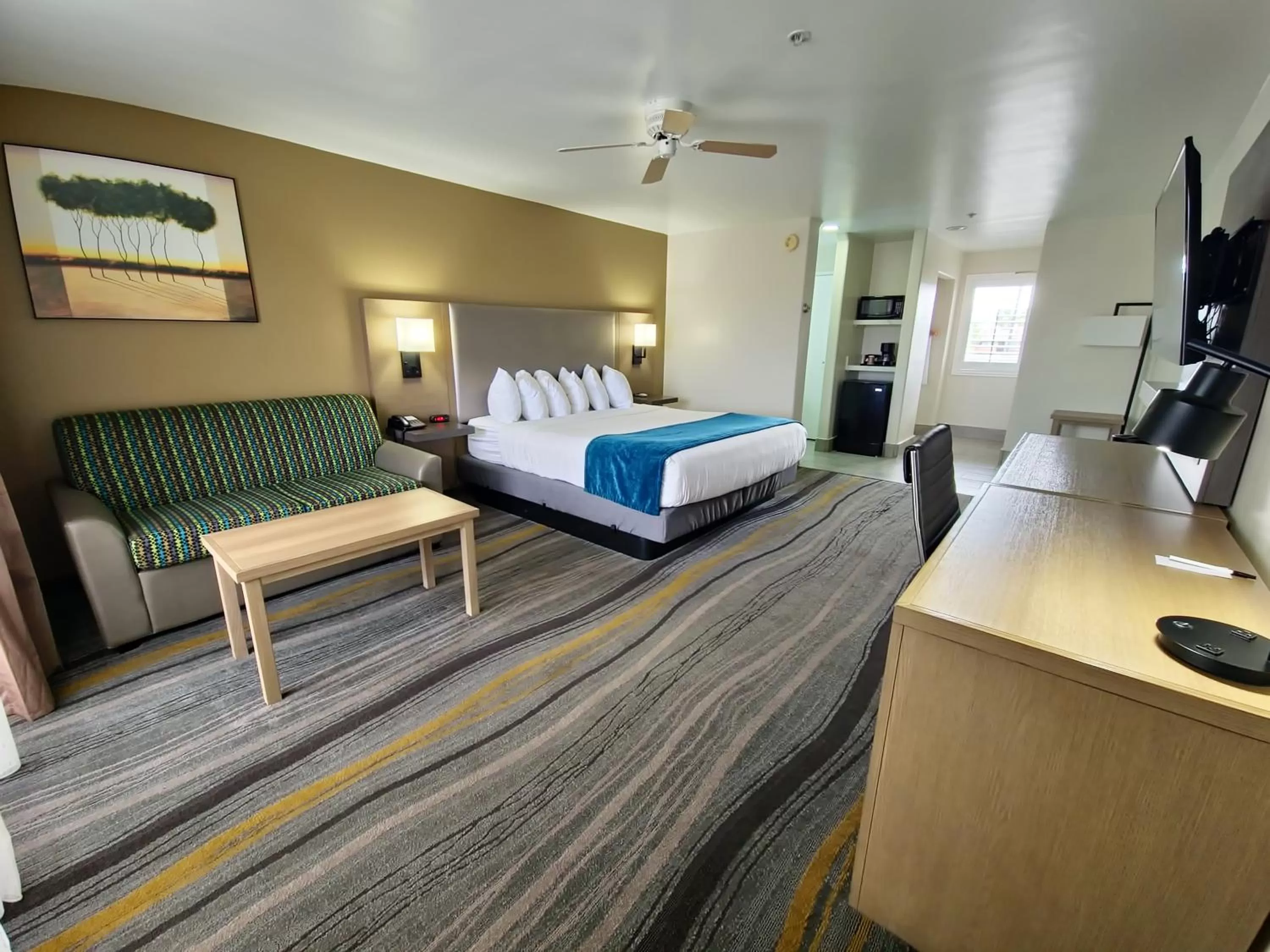 Bed in Los Viajeros Inn