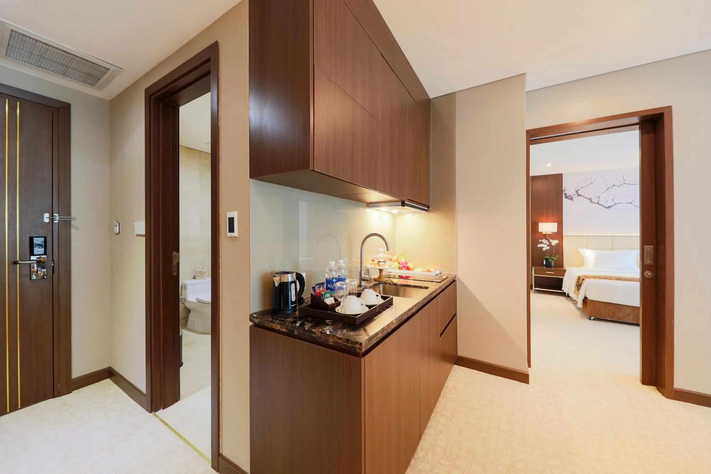 Kitchen or kitchenette in Grand Vista Hanoi