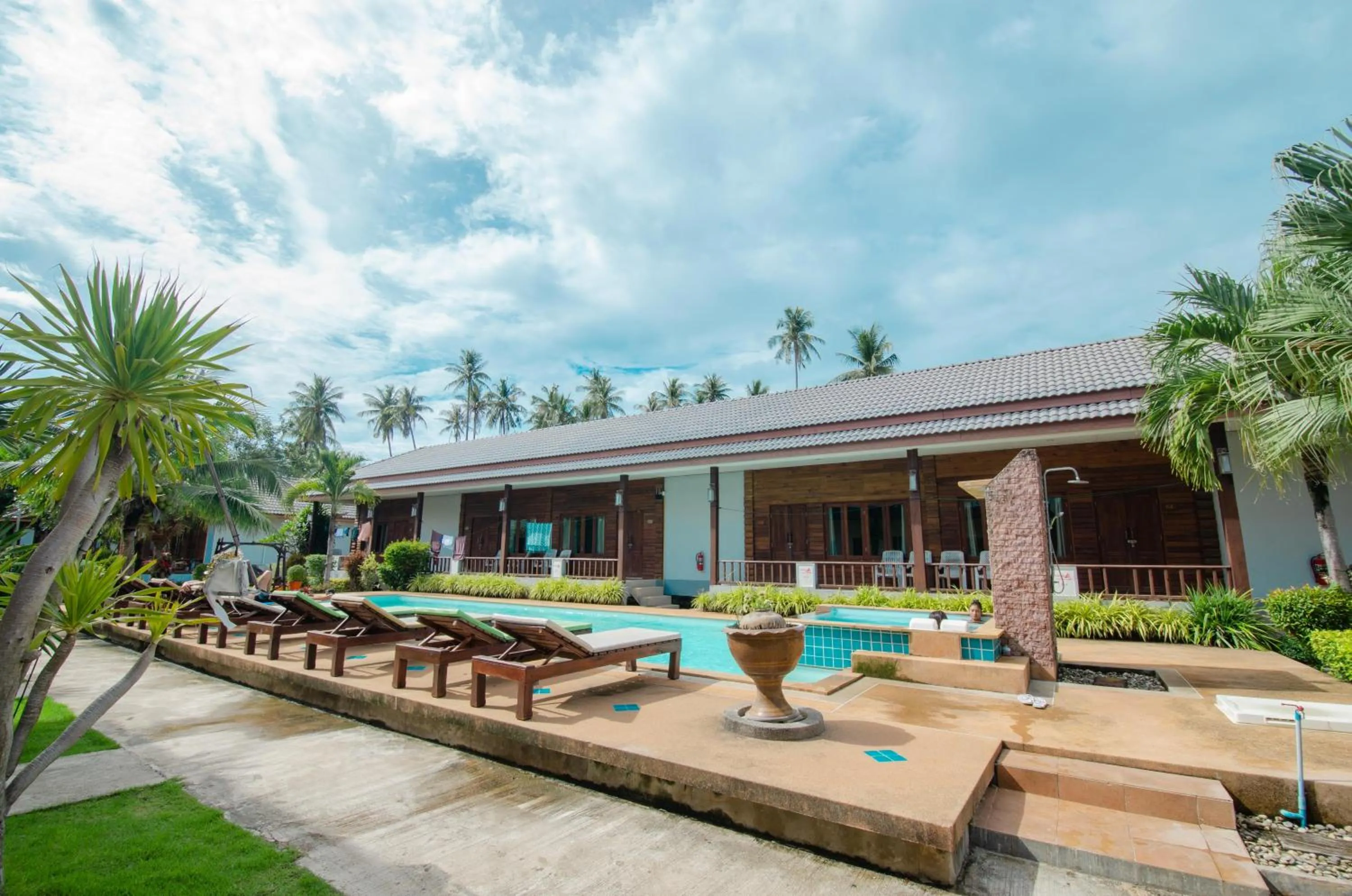 Pool view in Khum Laanta Resort - SHA Extra Plus