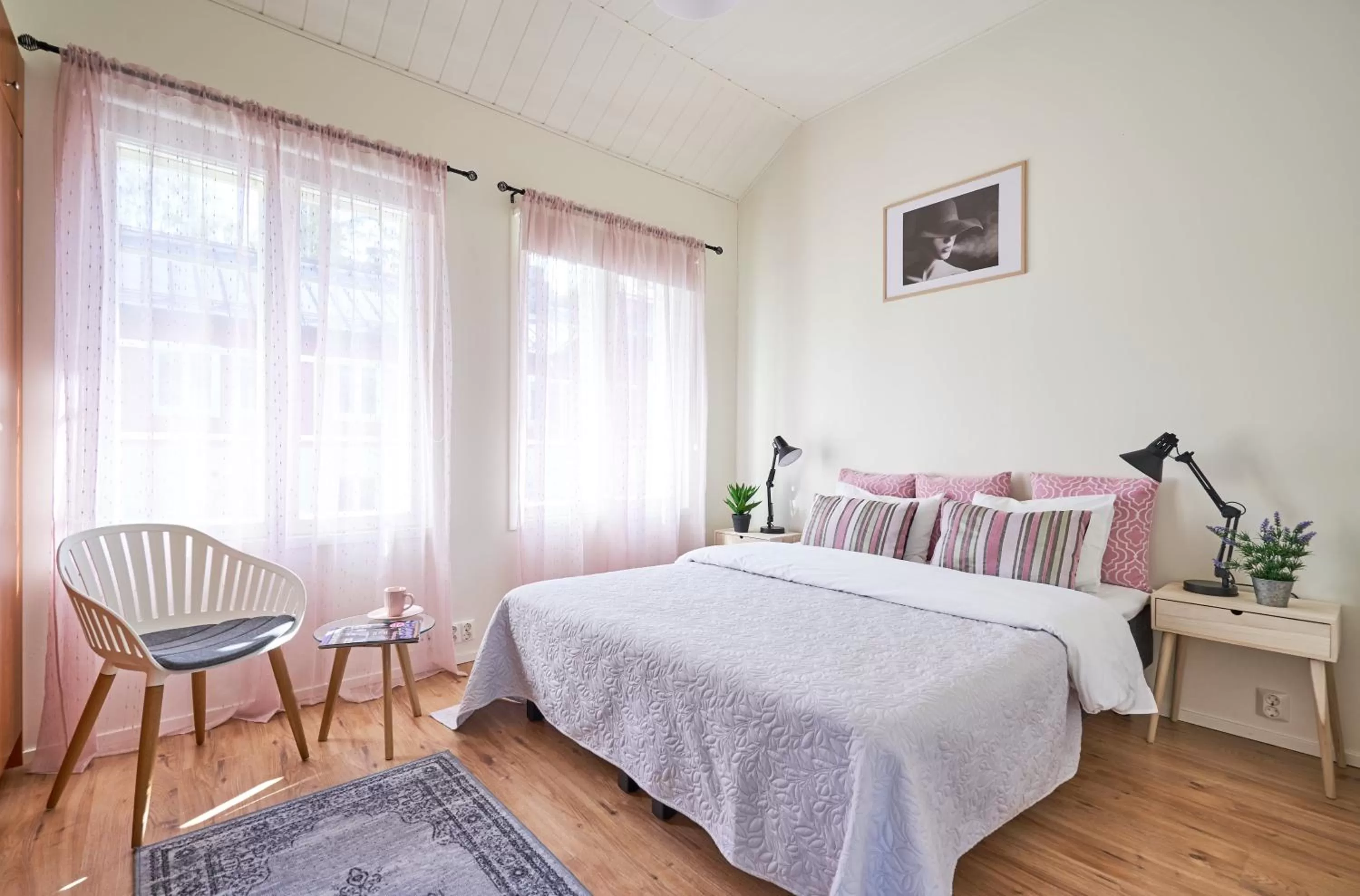 Bedroom, Bed in Hotel Villa Molnby