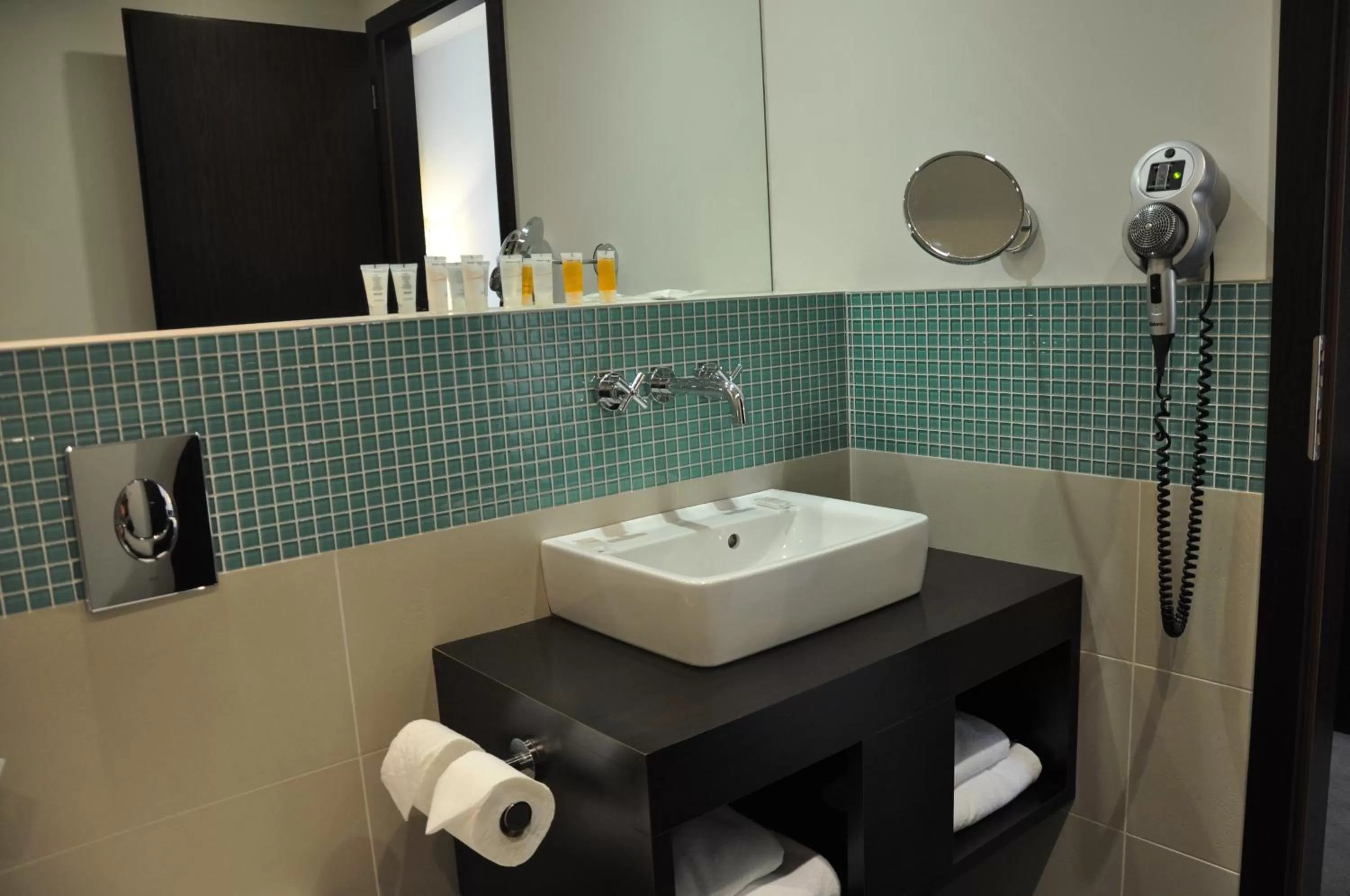 Bathroom in Red & Blue Design Hotel Prague