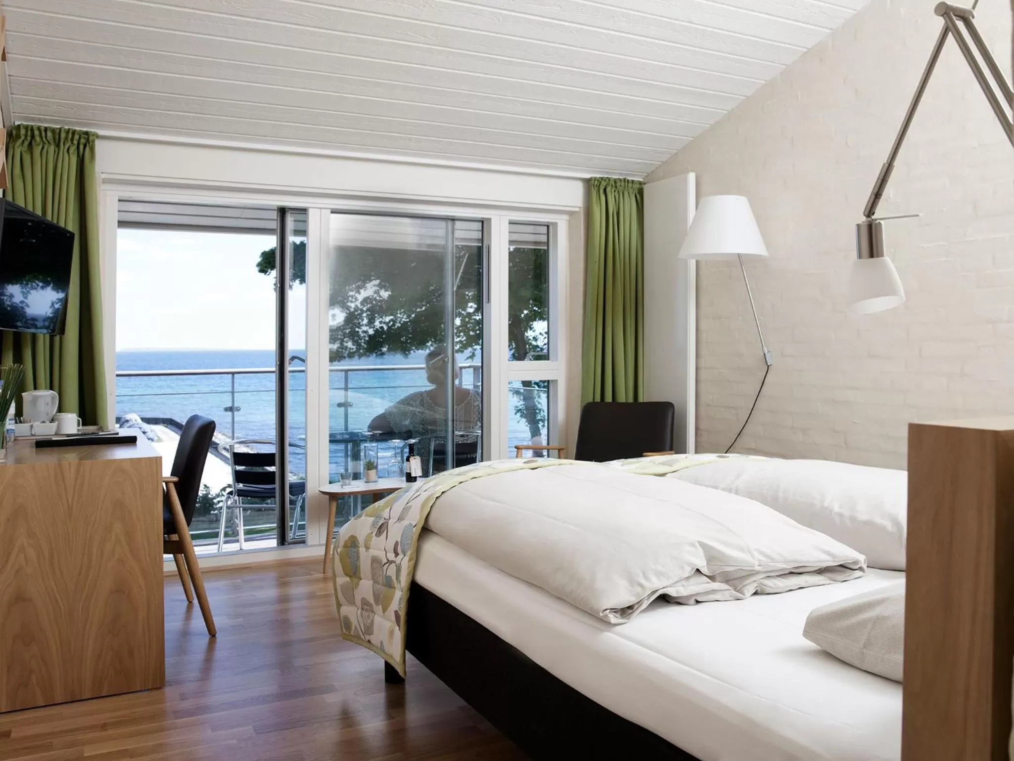 Superior Double Room with Sea View in Strandhotel Klinten