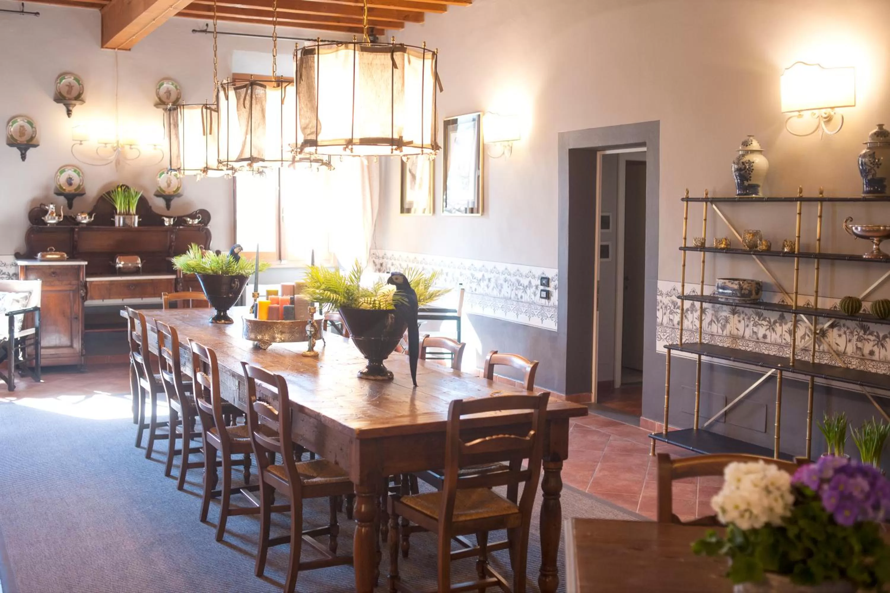 Communal lounge/ TV room in Antica Dimora De' Benci