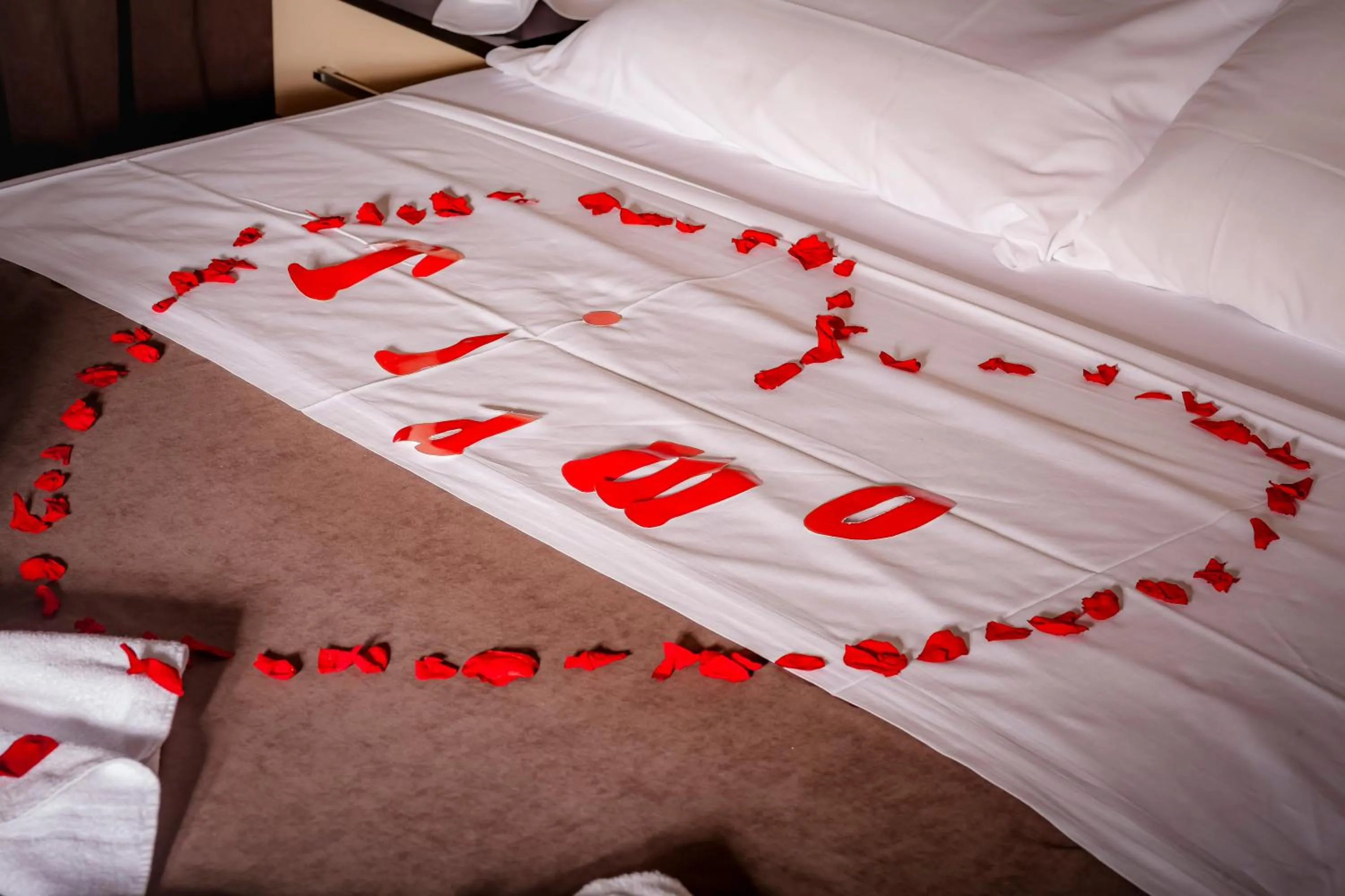 Bed in Hotel Trieste