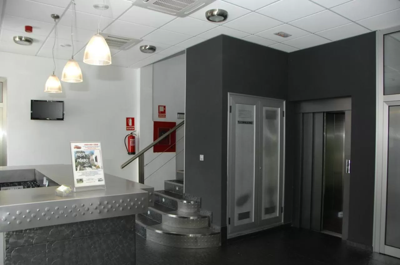 Lobby or reception in Hotel La Colombina