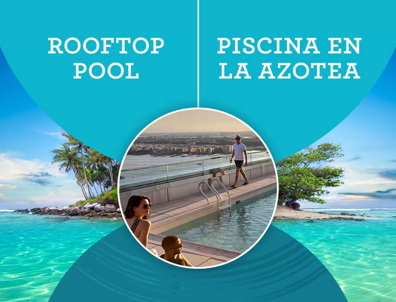 Logo/Certificate/Sign, Swimming Pool in Caribbean Suites with Rooftop pool