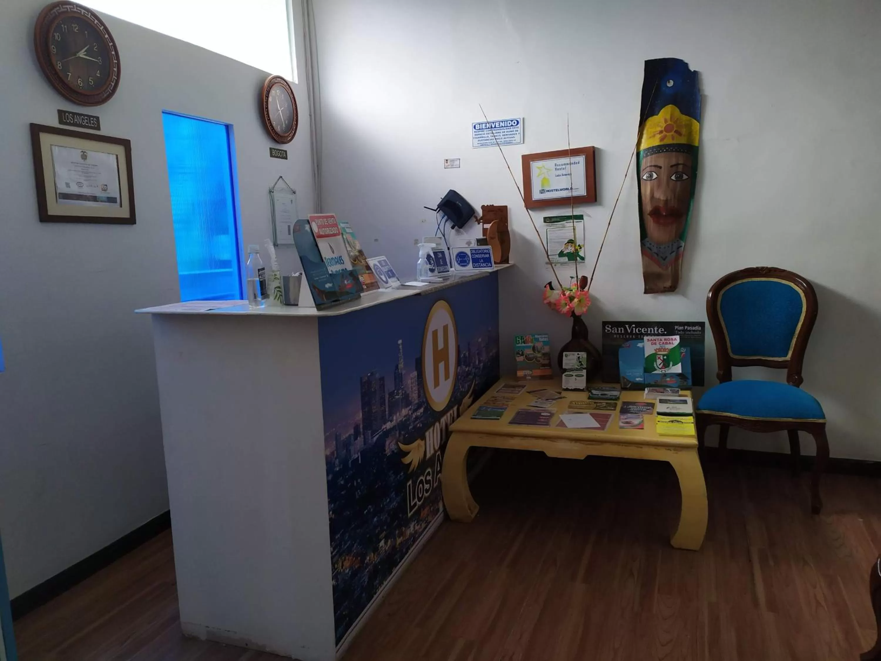 Lobby/Reception in HOTEL LOS ÁNGELES