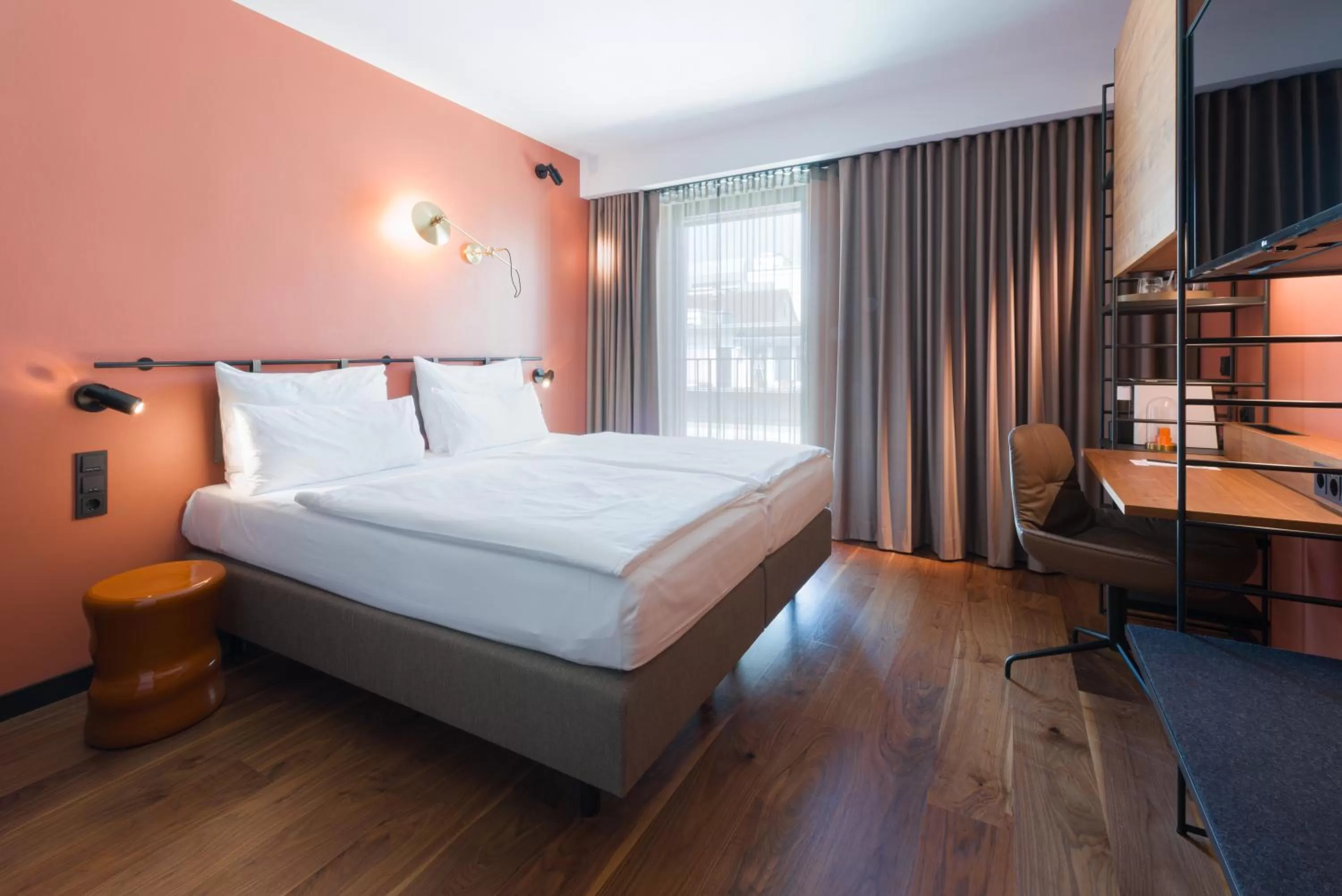 Bed in EmiLu Design Hotel