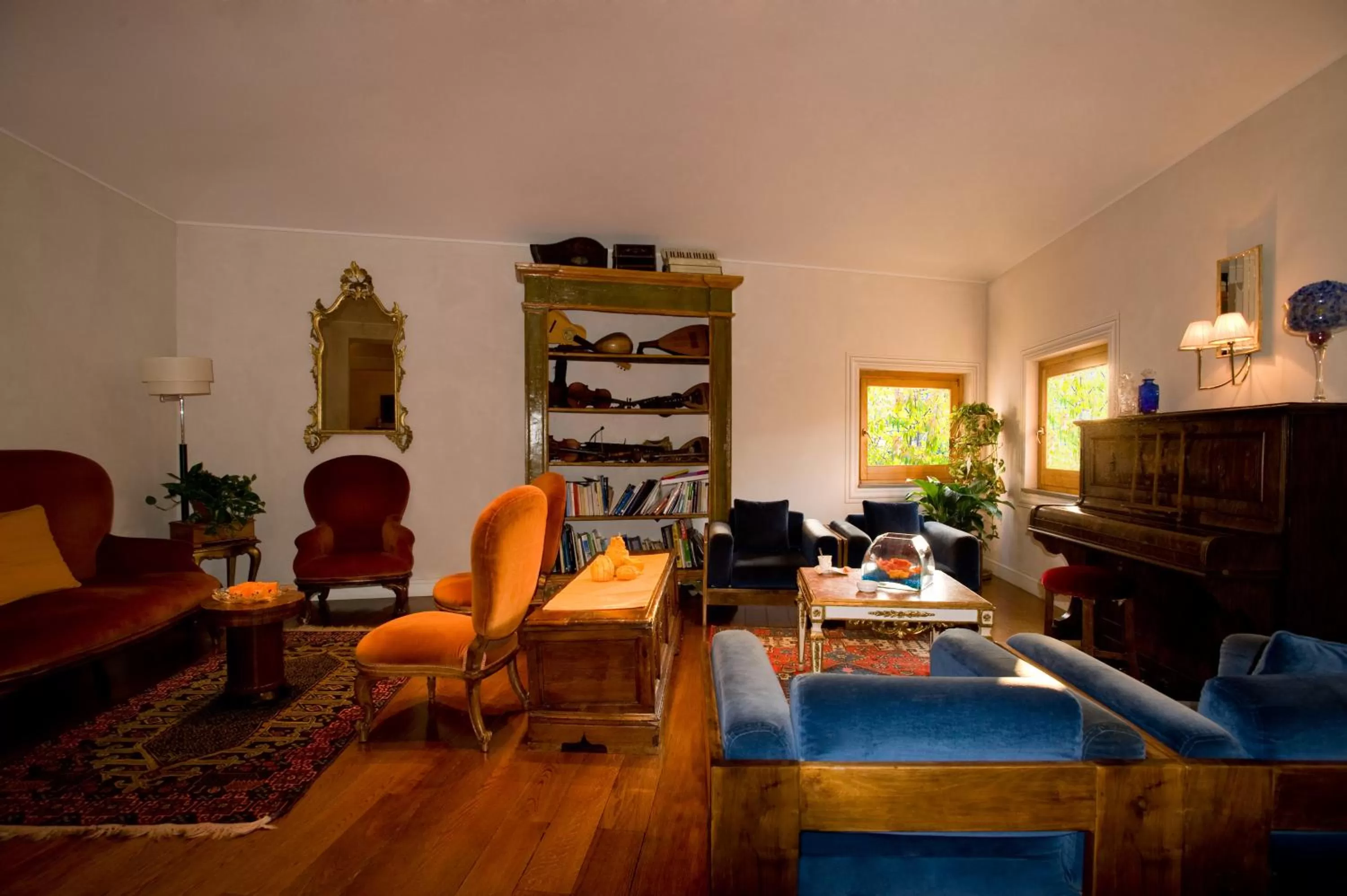 Lobby or reception in Hotel Clitunno