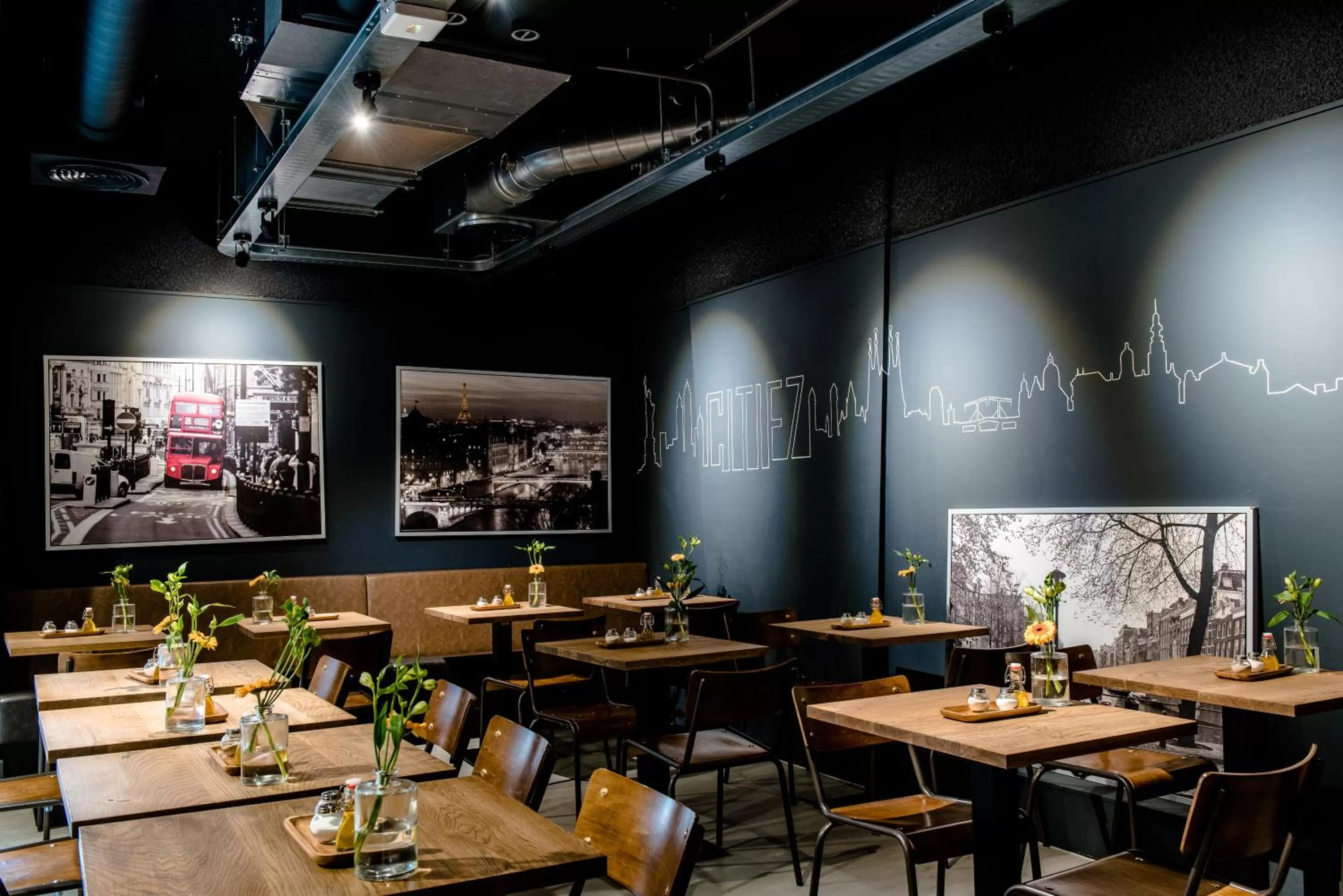 Continental breakfast in Citiez Hotel Amsterdam