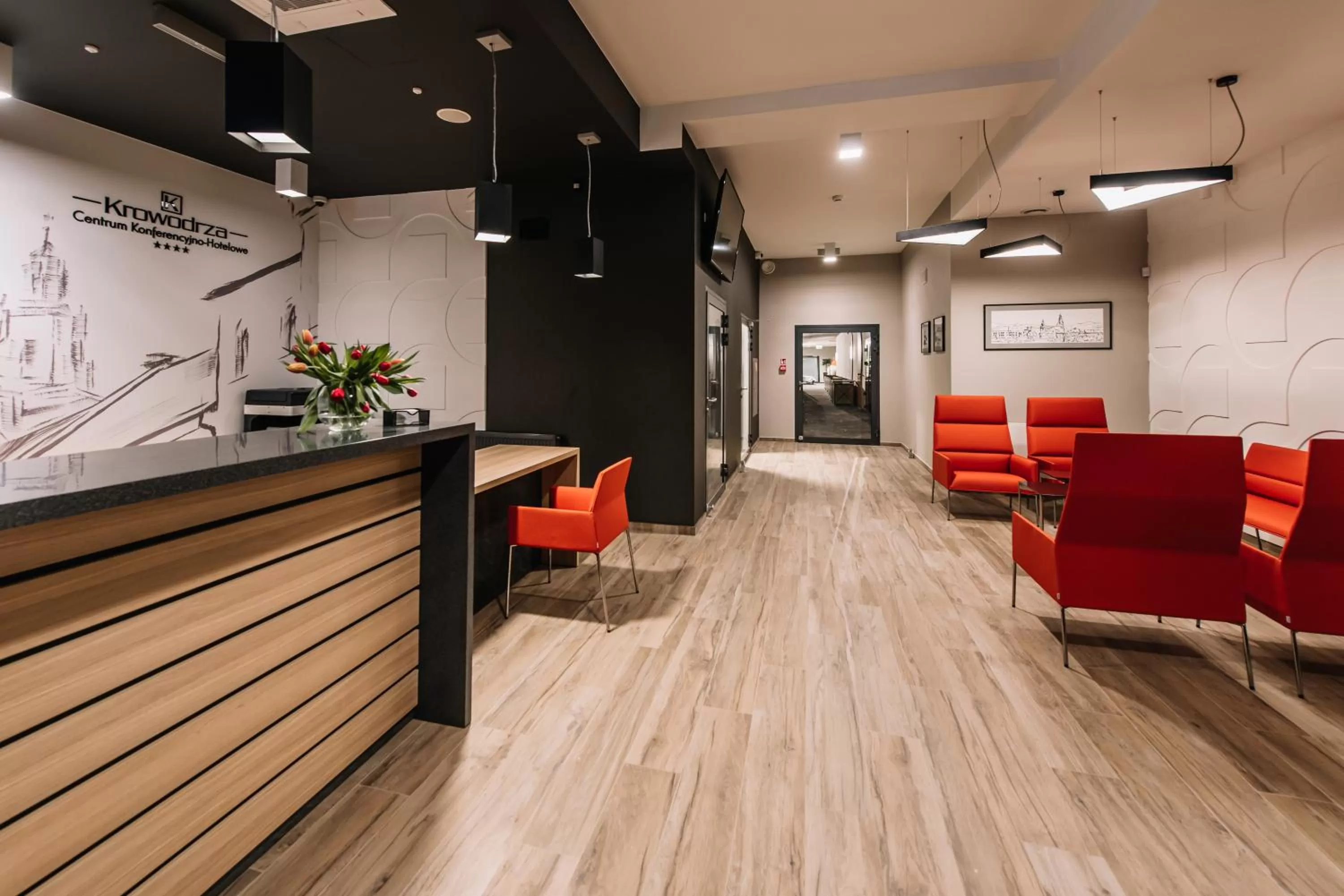 Lobby or reception in Krowodrza Centrum Konferencyjno - Hotelowe