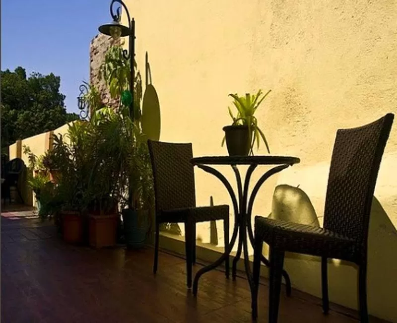 Seating area in Boutique Hotel Belgica