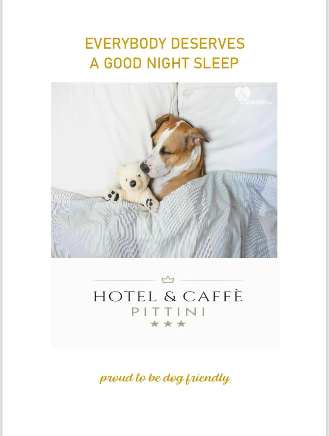 Bed in Hotel Pittini