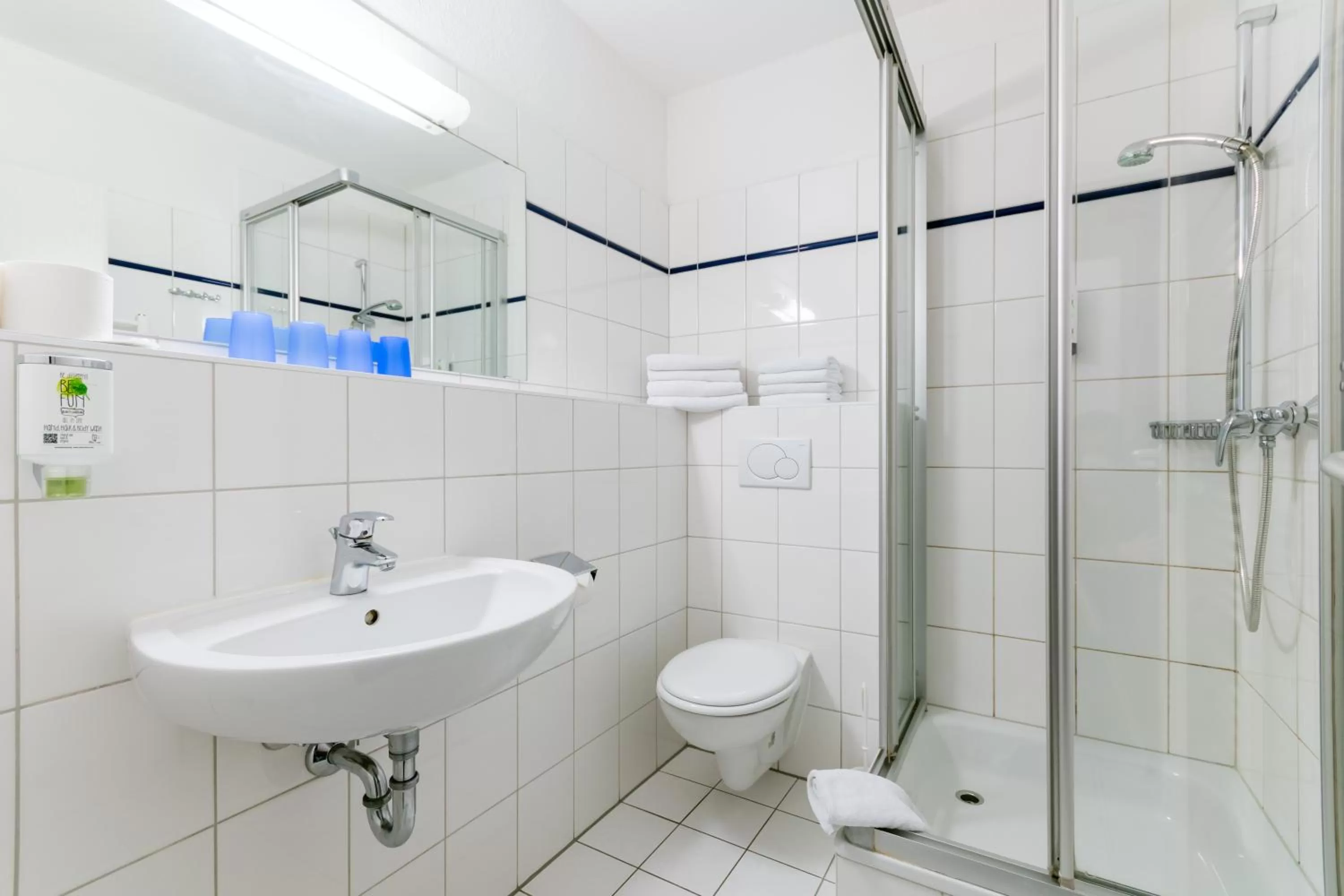 Shower in Familien Apartmenthotel Panoramic