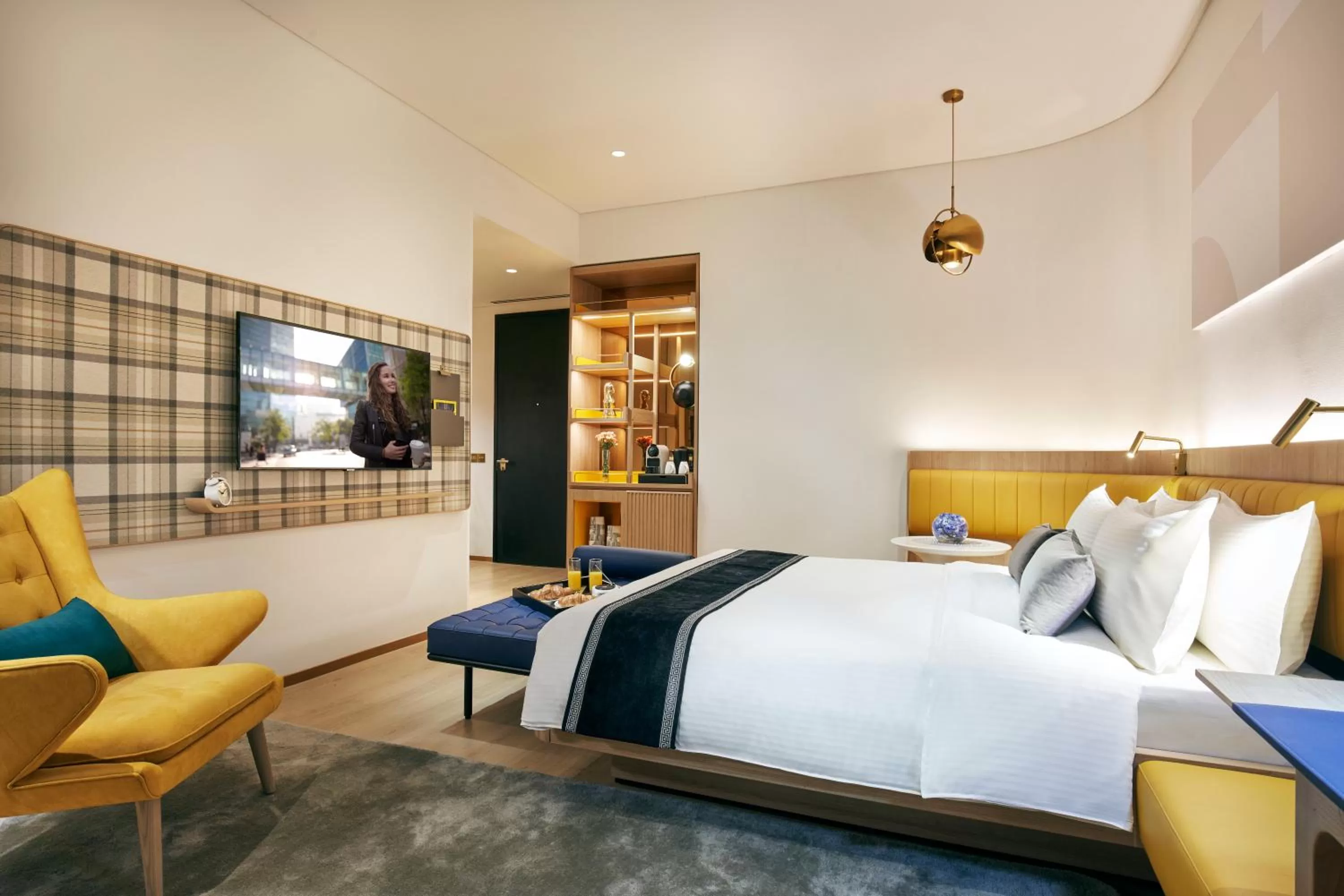 Bed in Citadines Connect City Centre Singapore