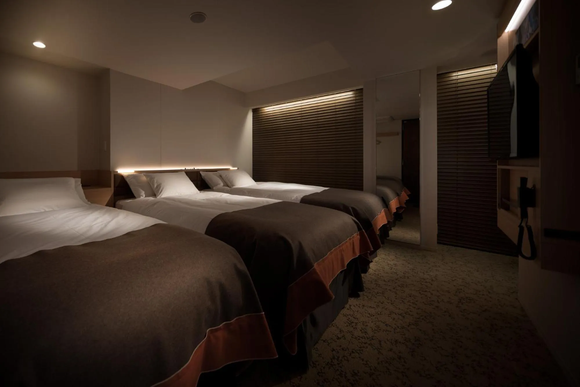 Bed in Nest Hotel Tokyo Hanzomon