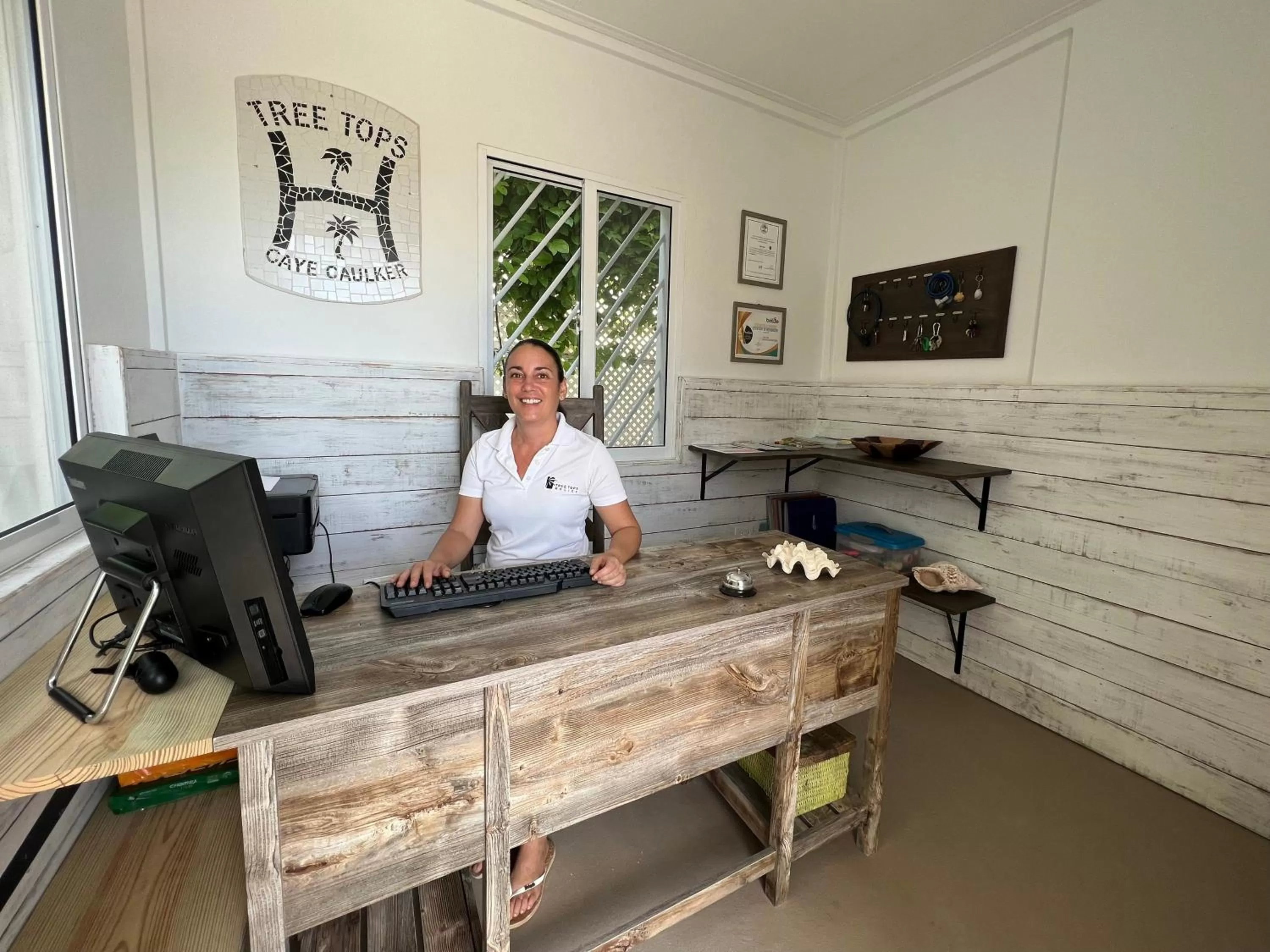 Lobby or reception in Treetops Hotel
