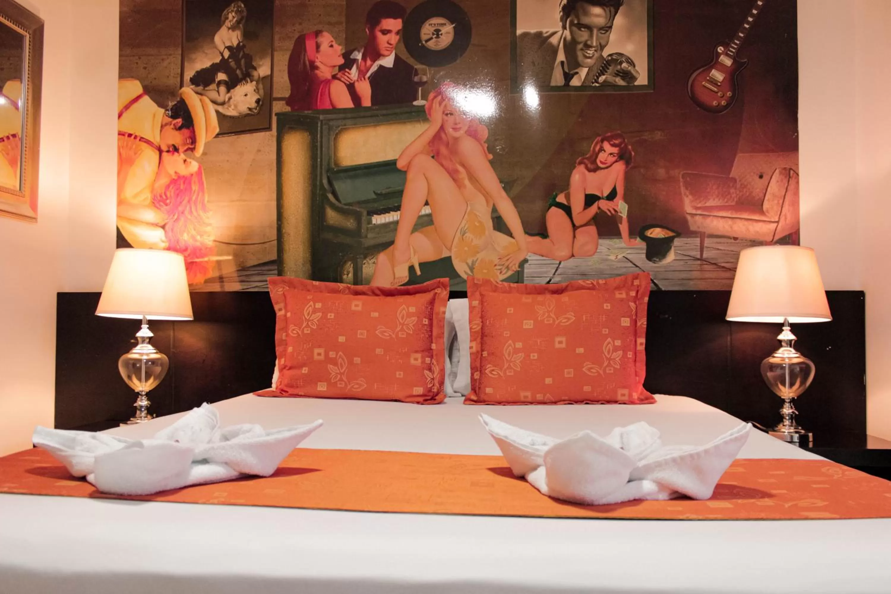 Bed in Hotel Plaza Garibaldi