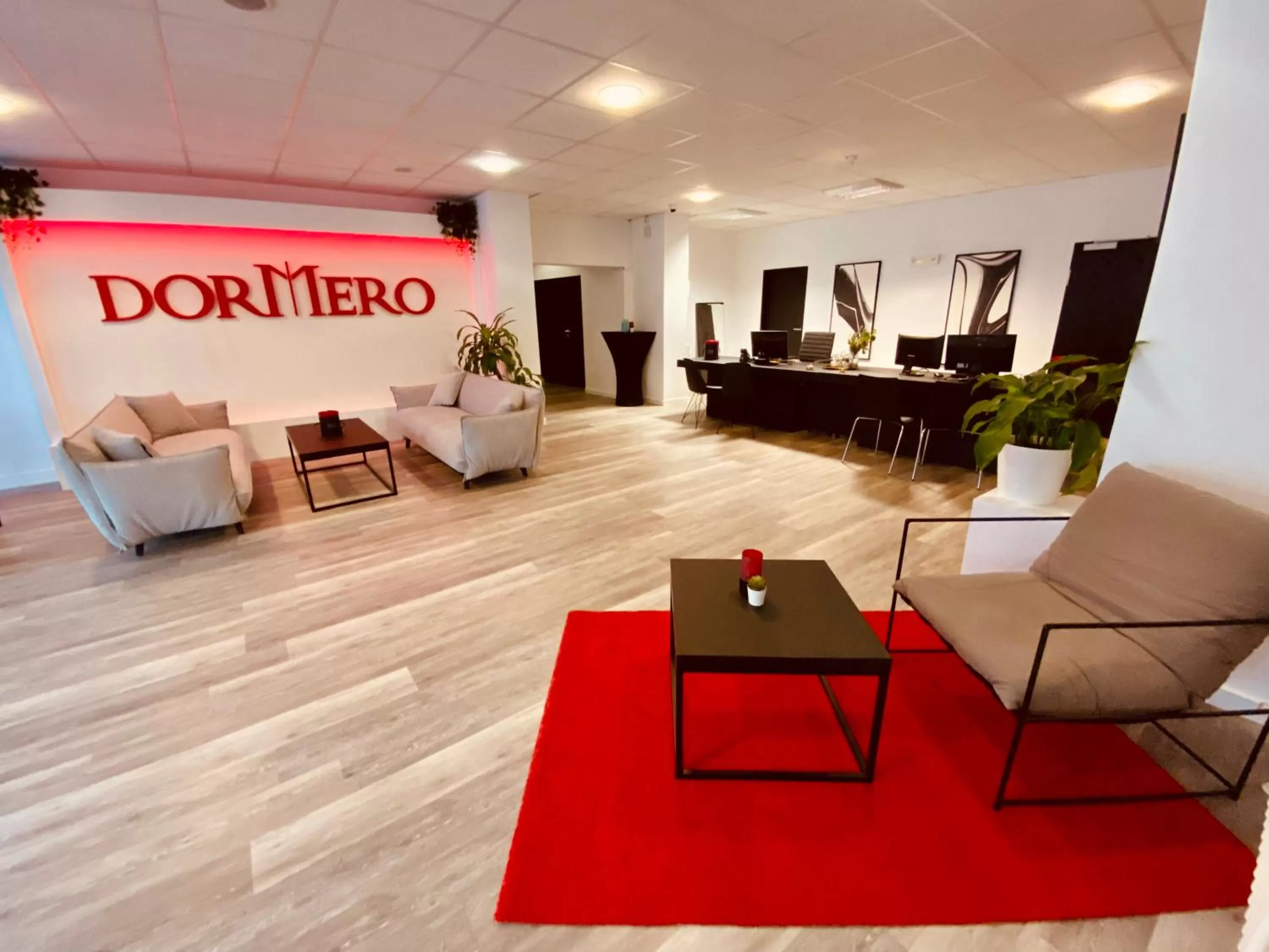 Lobby or reception in DORMERO Hotel Bretten