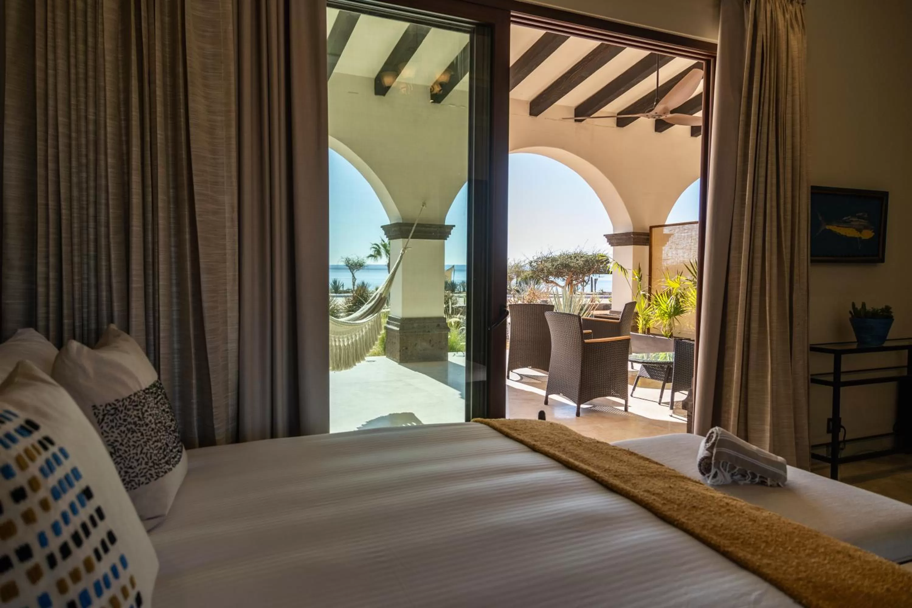 View (from property/room), Bed in Orchid House Baja