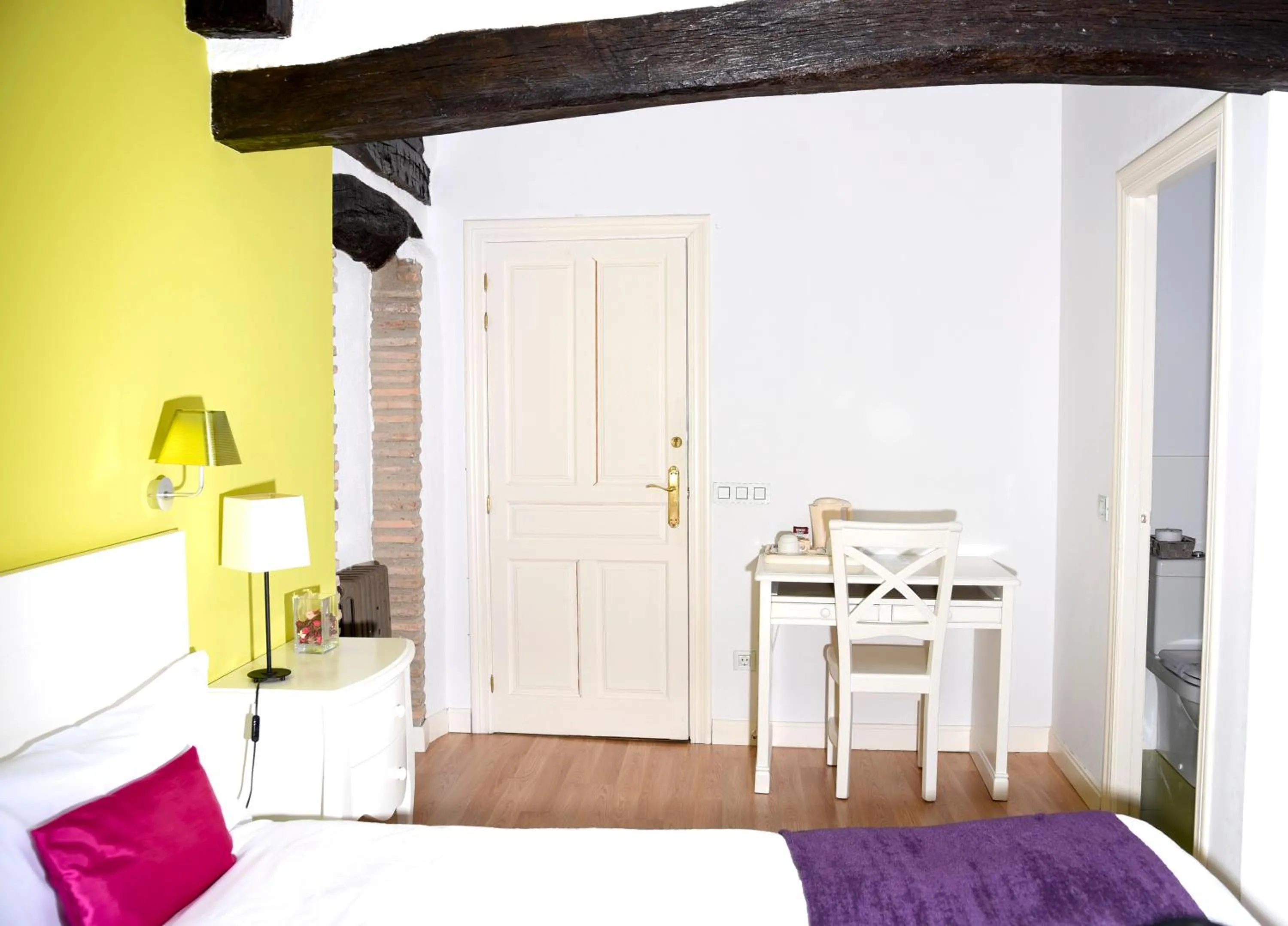 Bed in Hospedería Señorío de Briñas