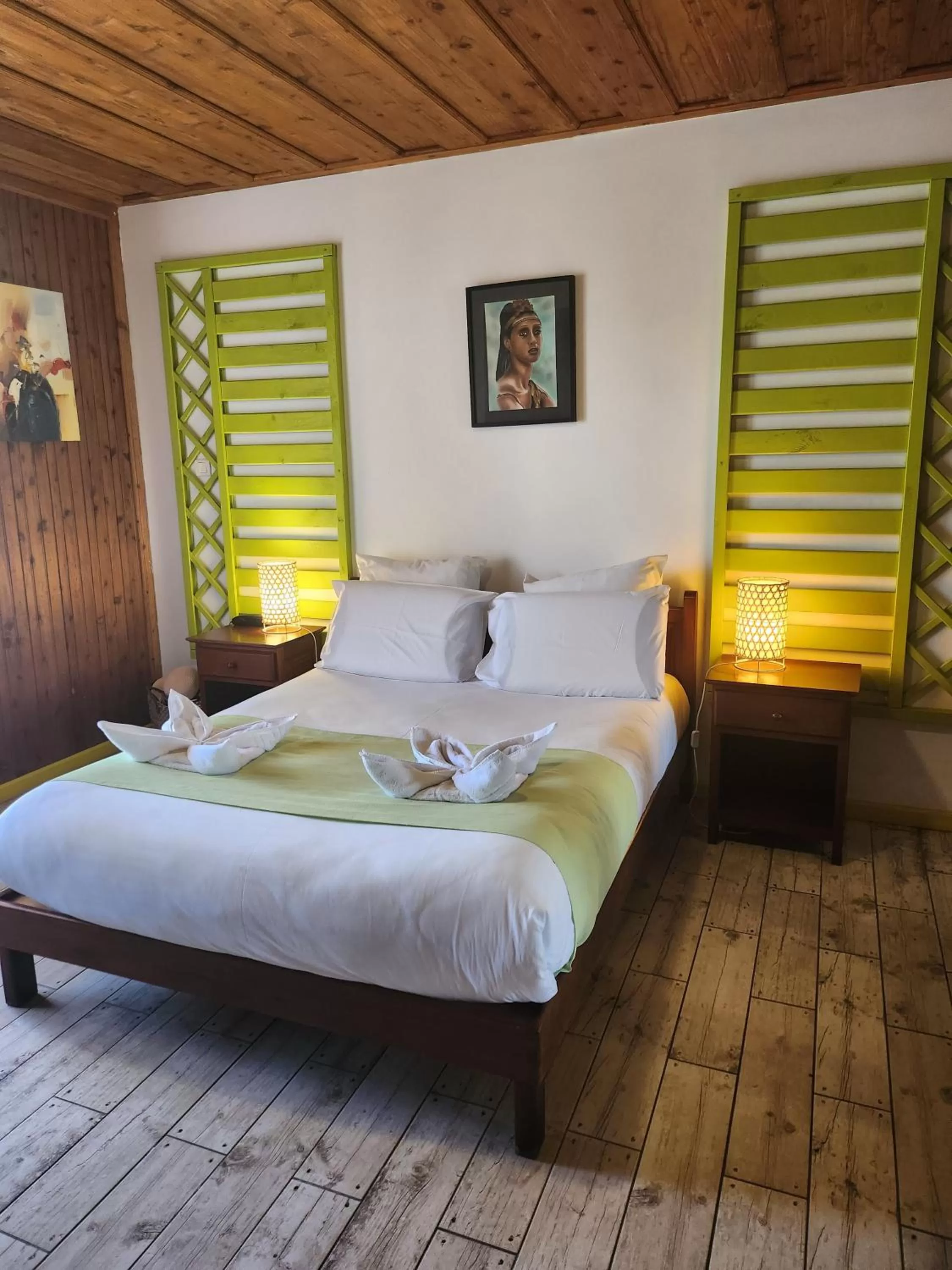 Bed in Hotel Des Neiges