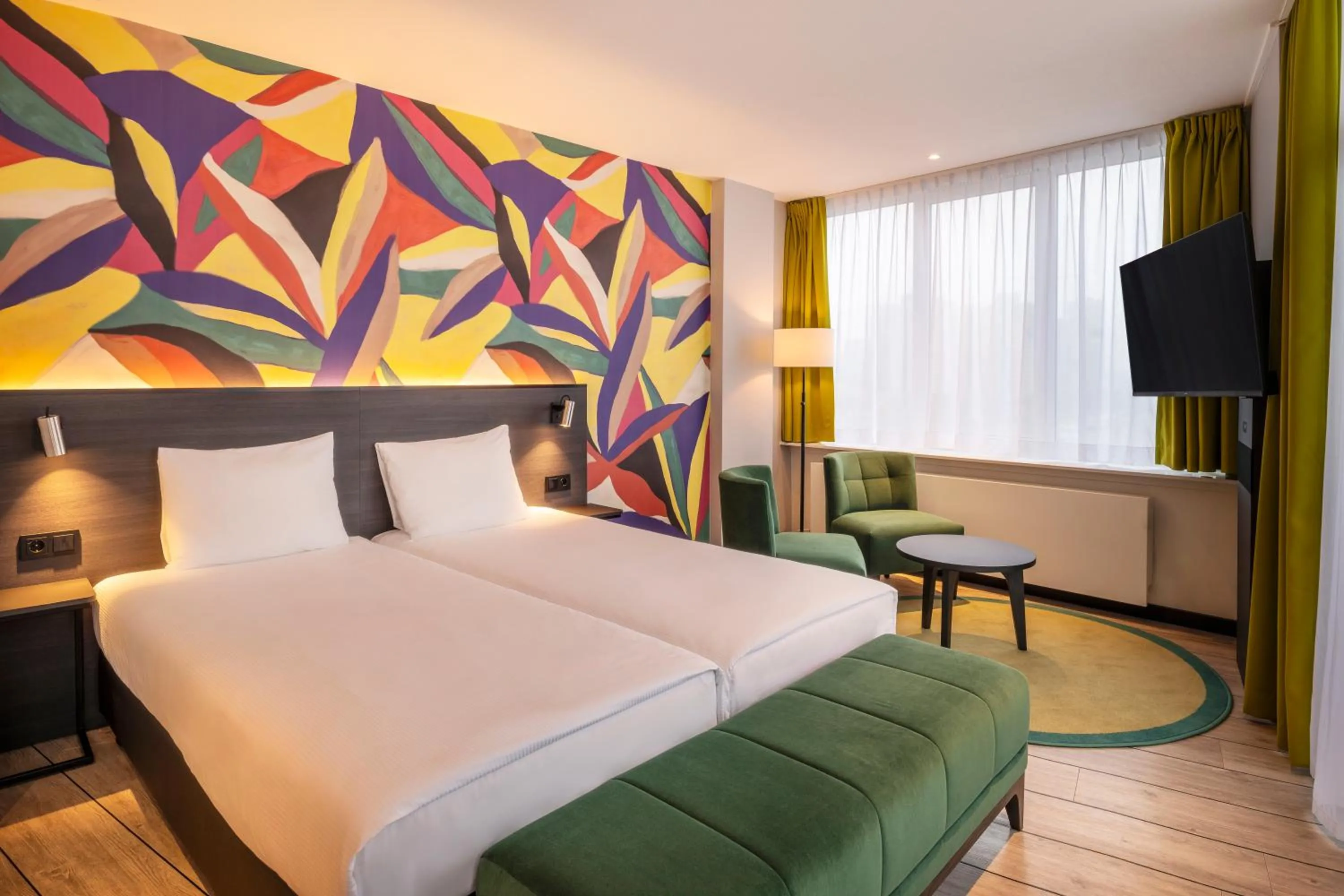 Photo of the whole room, Bed in Thon Hotel Rotterdam City Centre