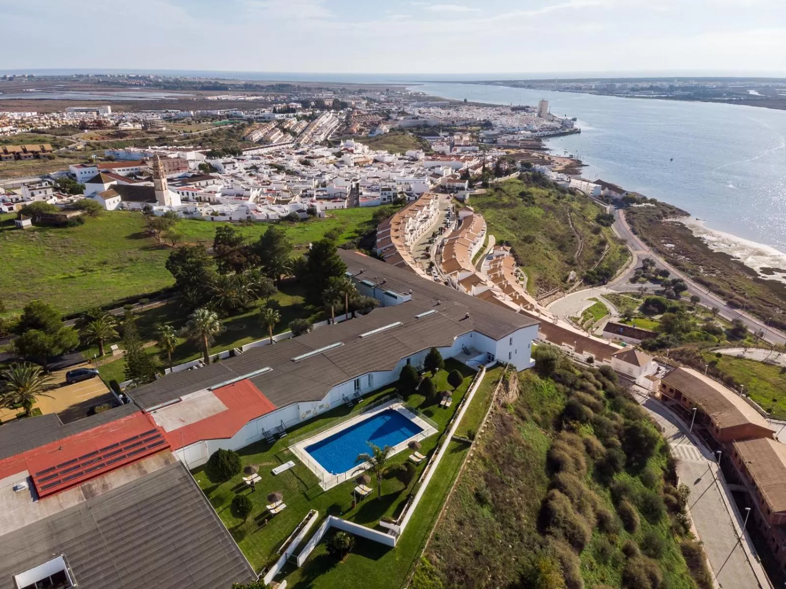 Bird's eye view in Parador de Ayamonte