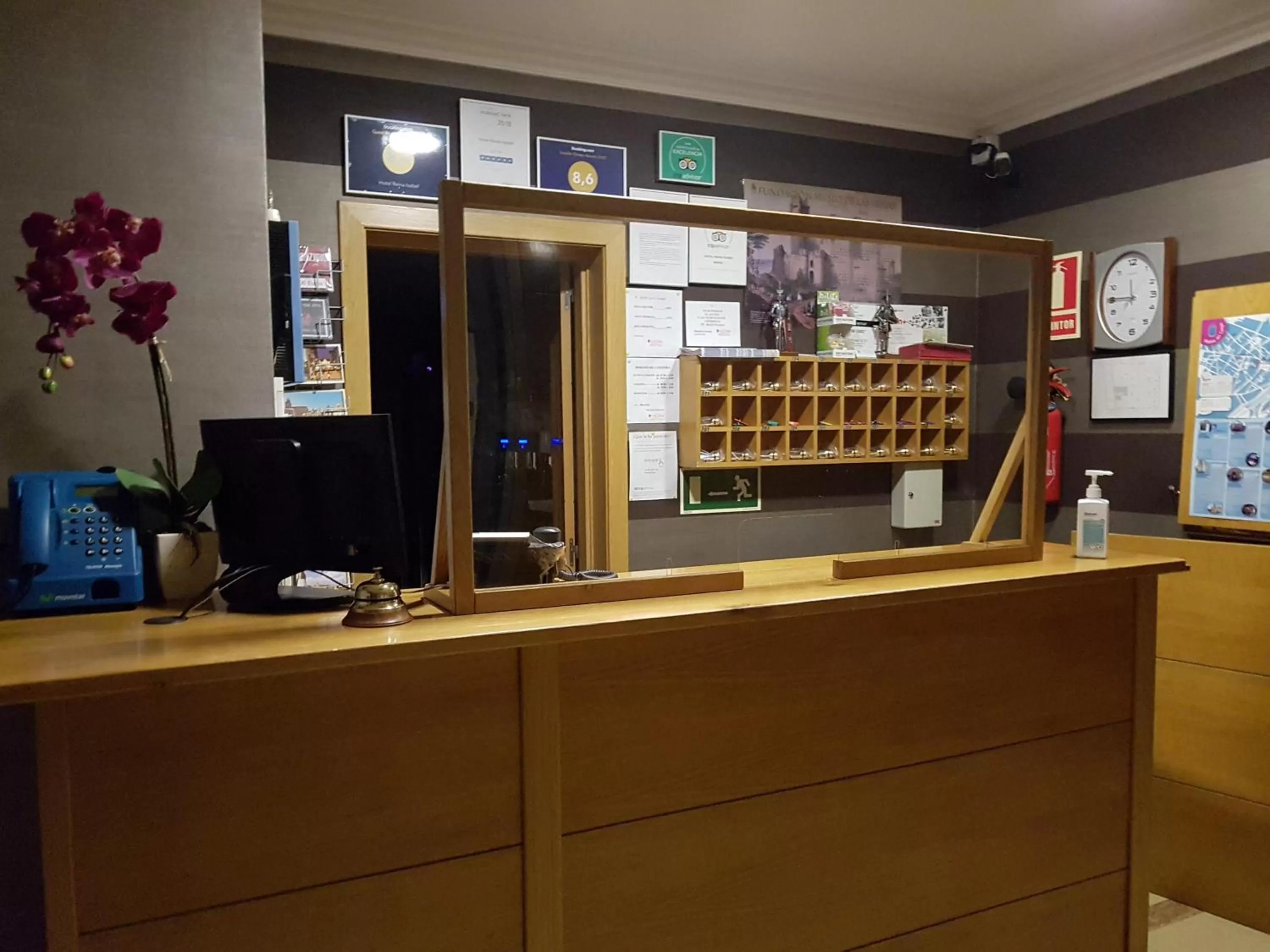 Lobby or reception in Hotel Reina Isabel