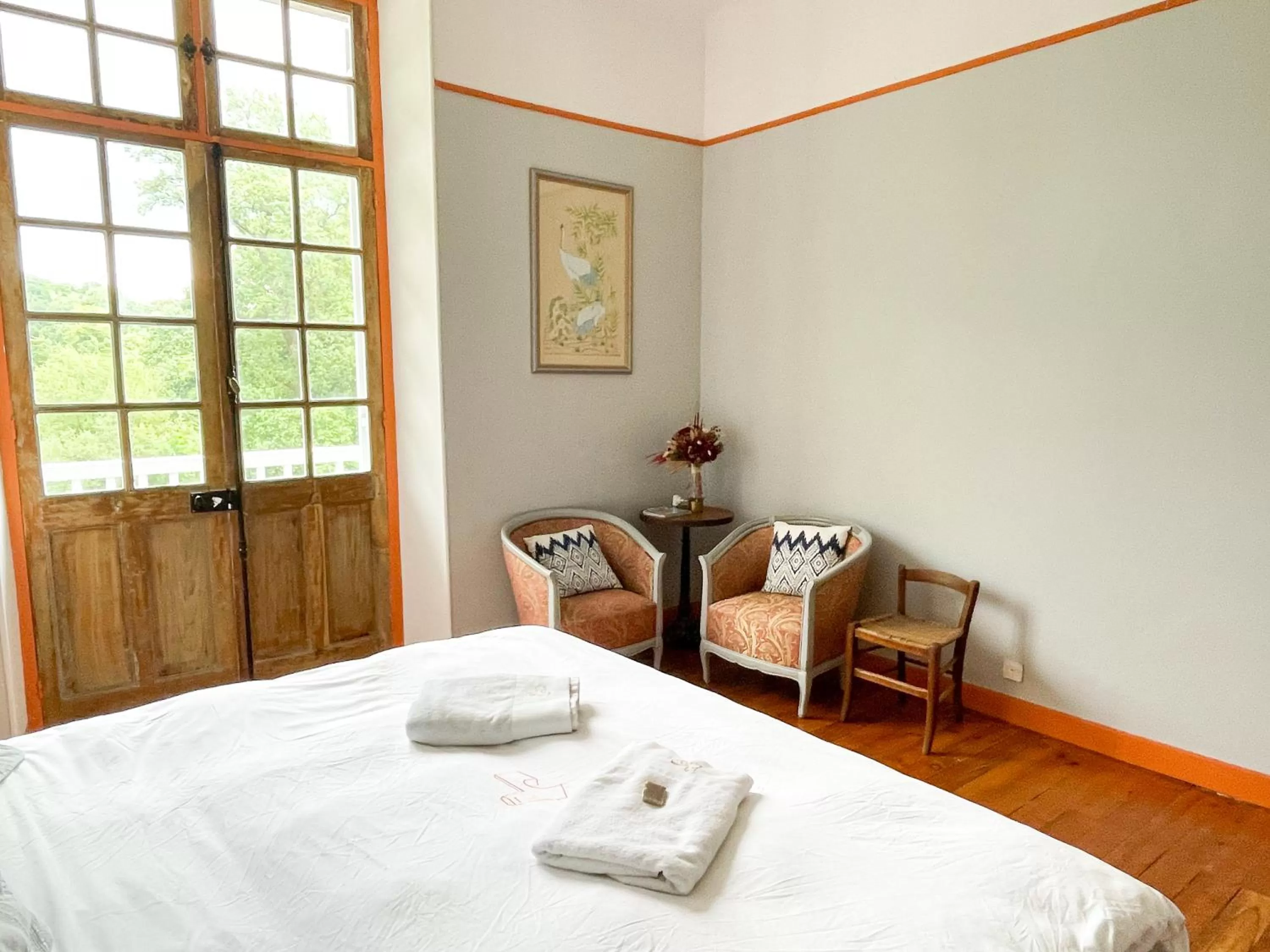 Bed in Chambres du Pont de la Légende