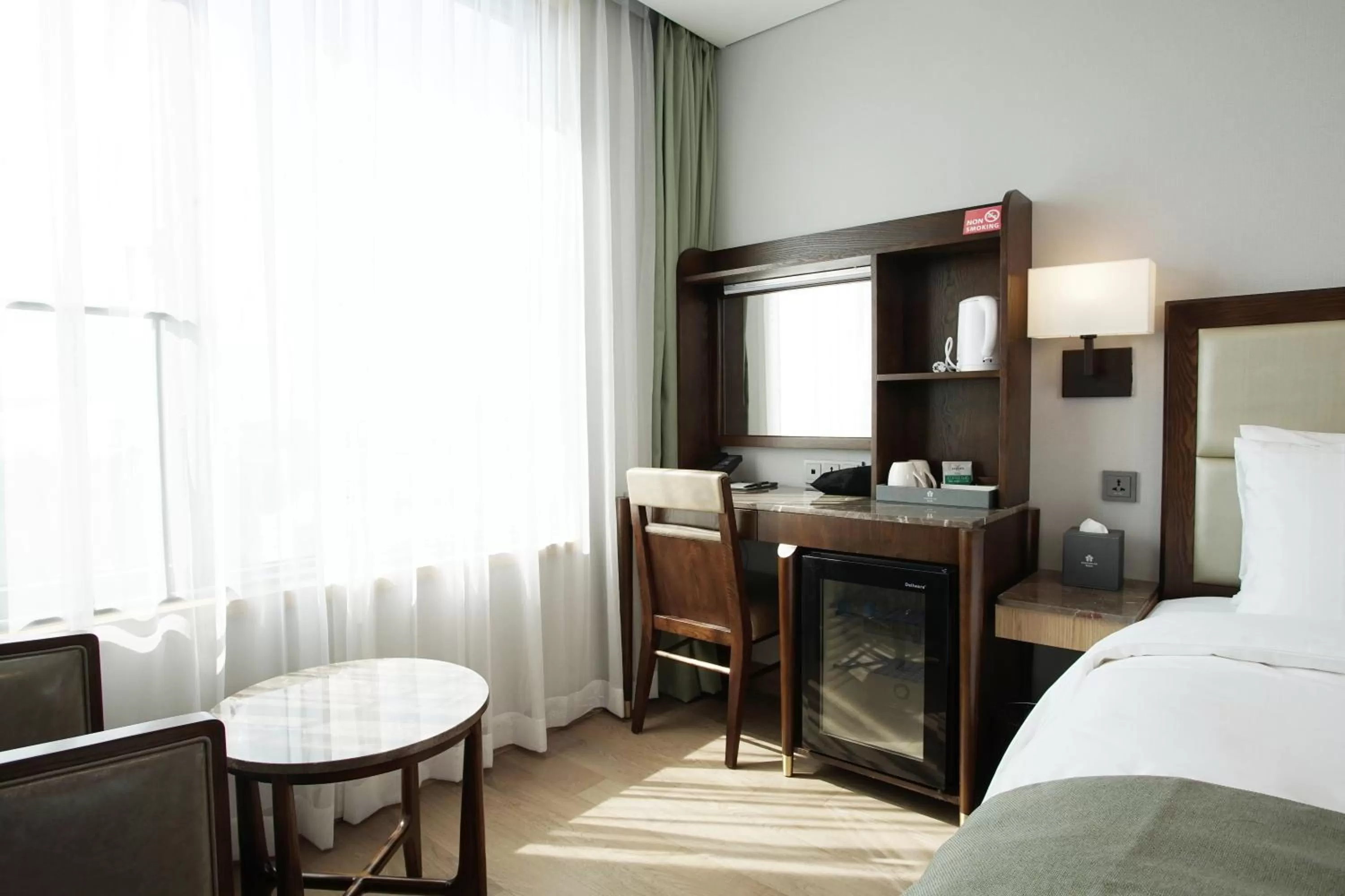 Bed in Stanford Hotel Busan