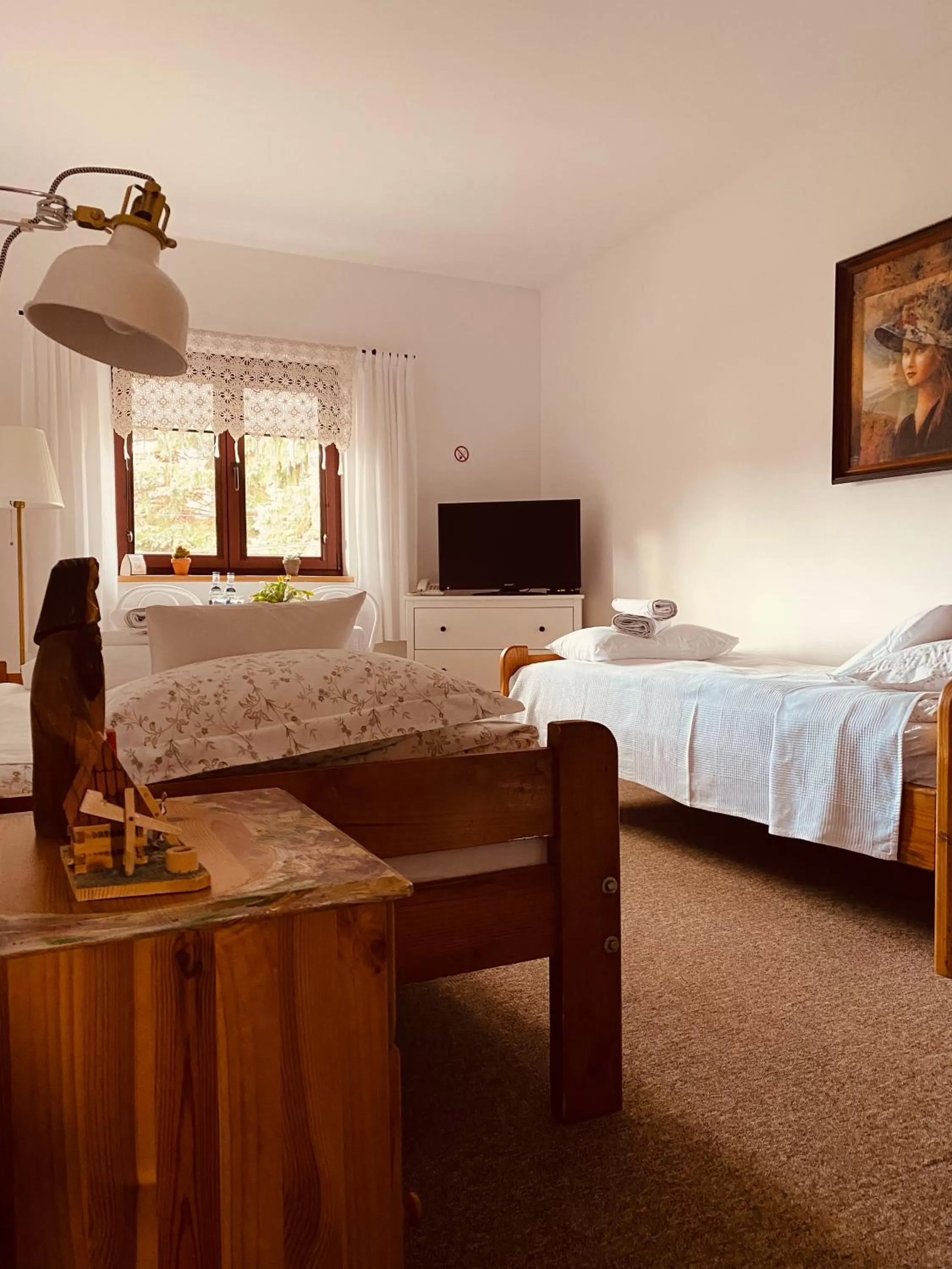 Bed in Restauracja Pensjonat Buda