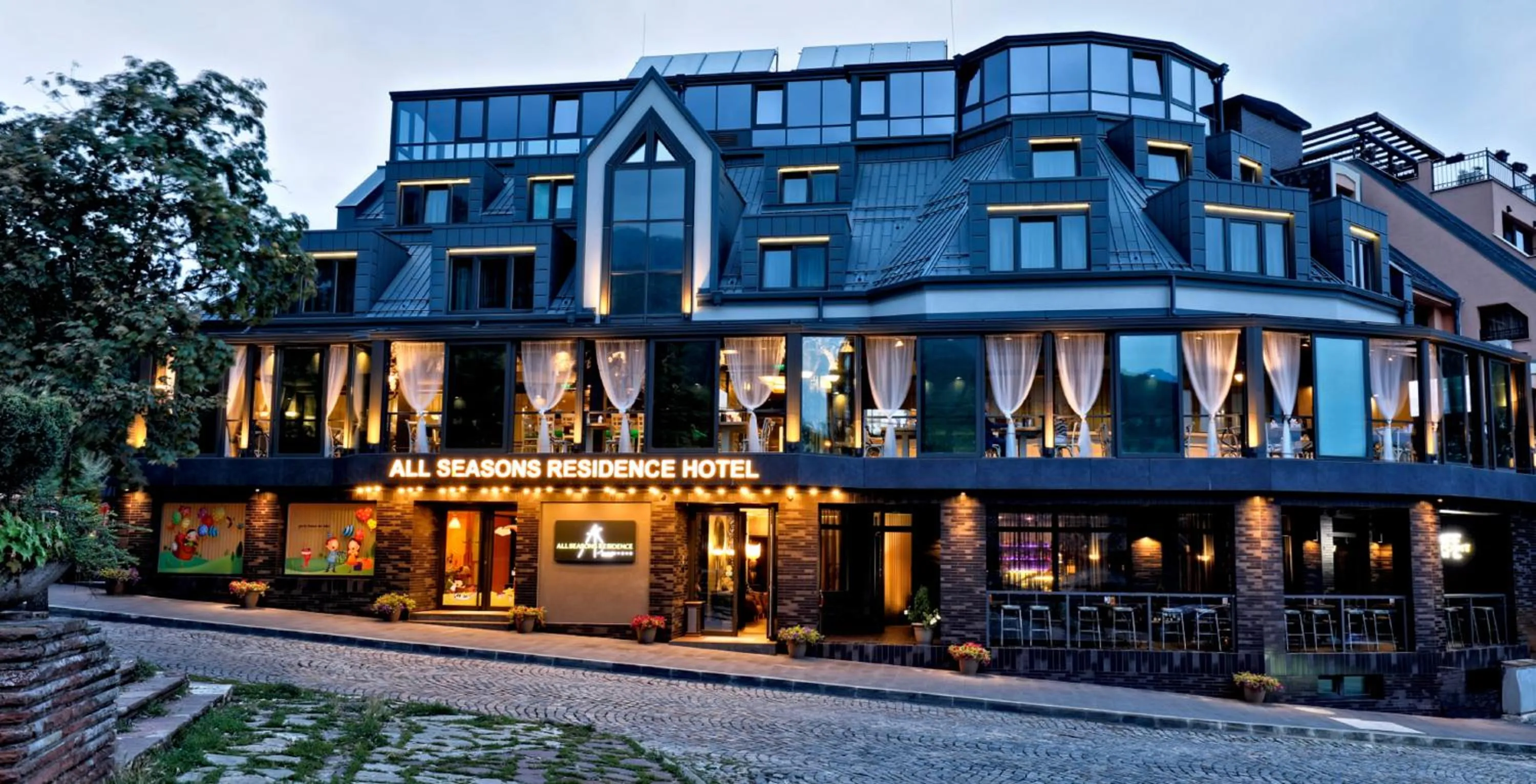 Property building in All Seasons Residence Design Hotel - Free parking