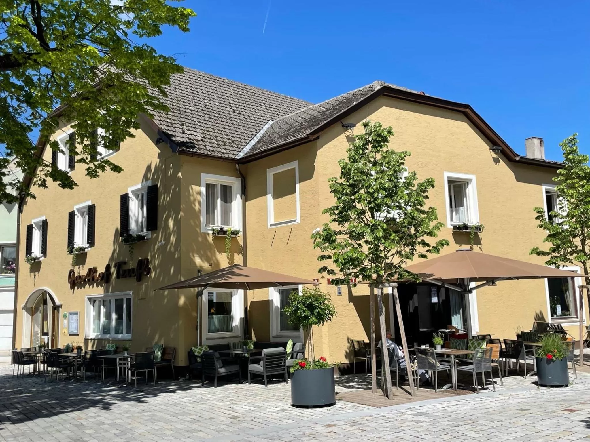 Garden, Winter in Gasthof Teufl