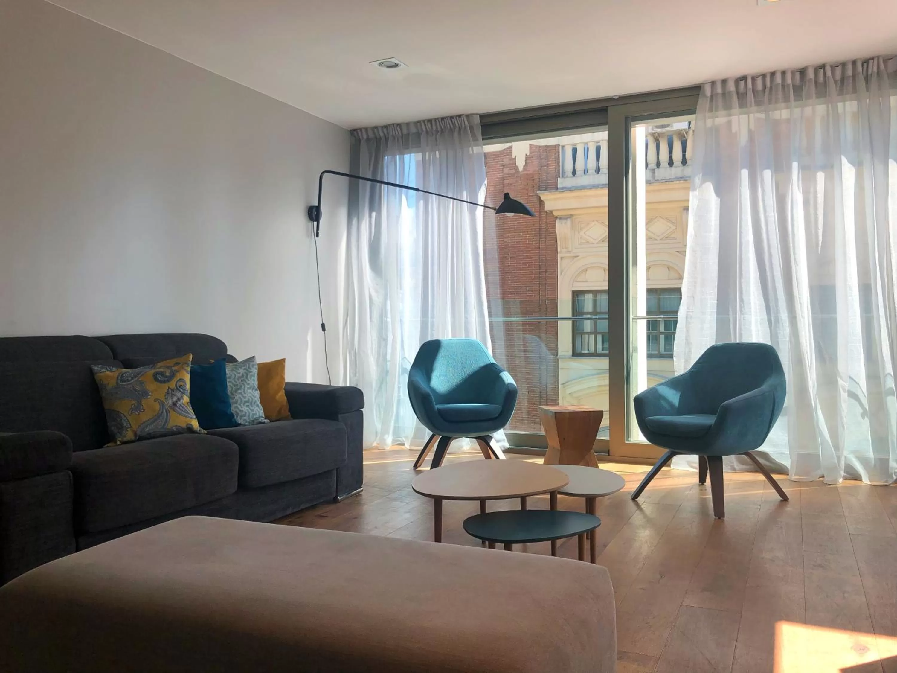 Living room in Gran View Apartments