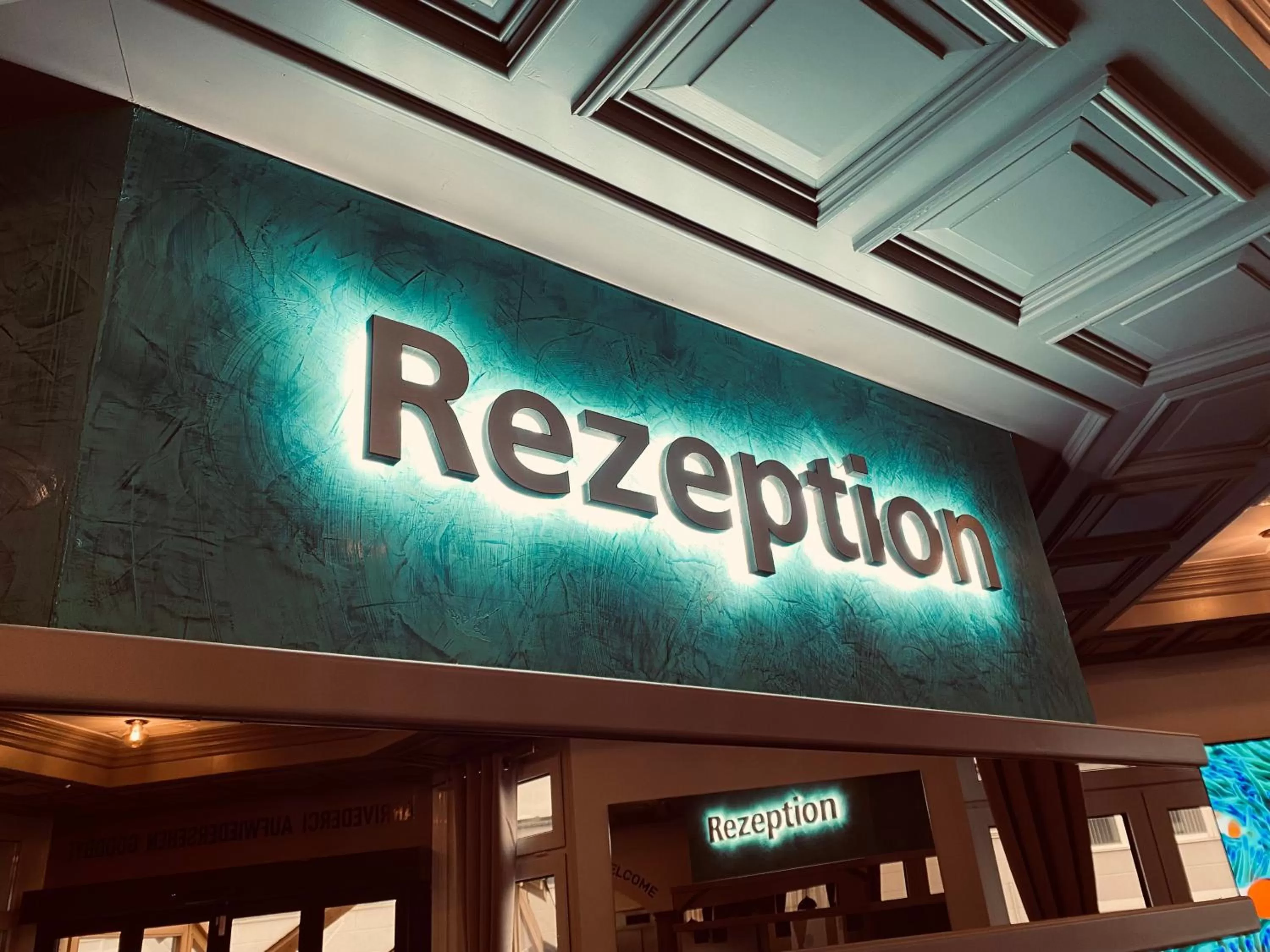 Lobby or reception in E&D Hotel Rodgau