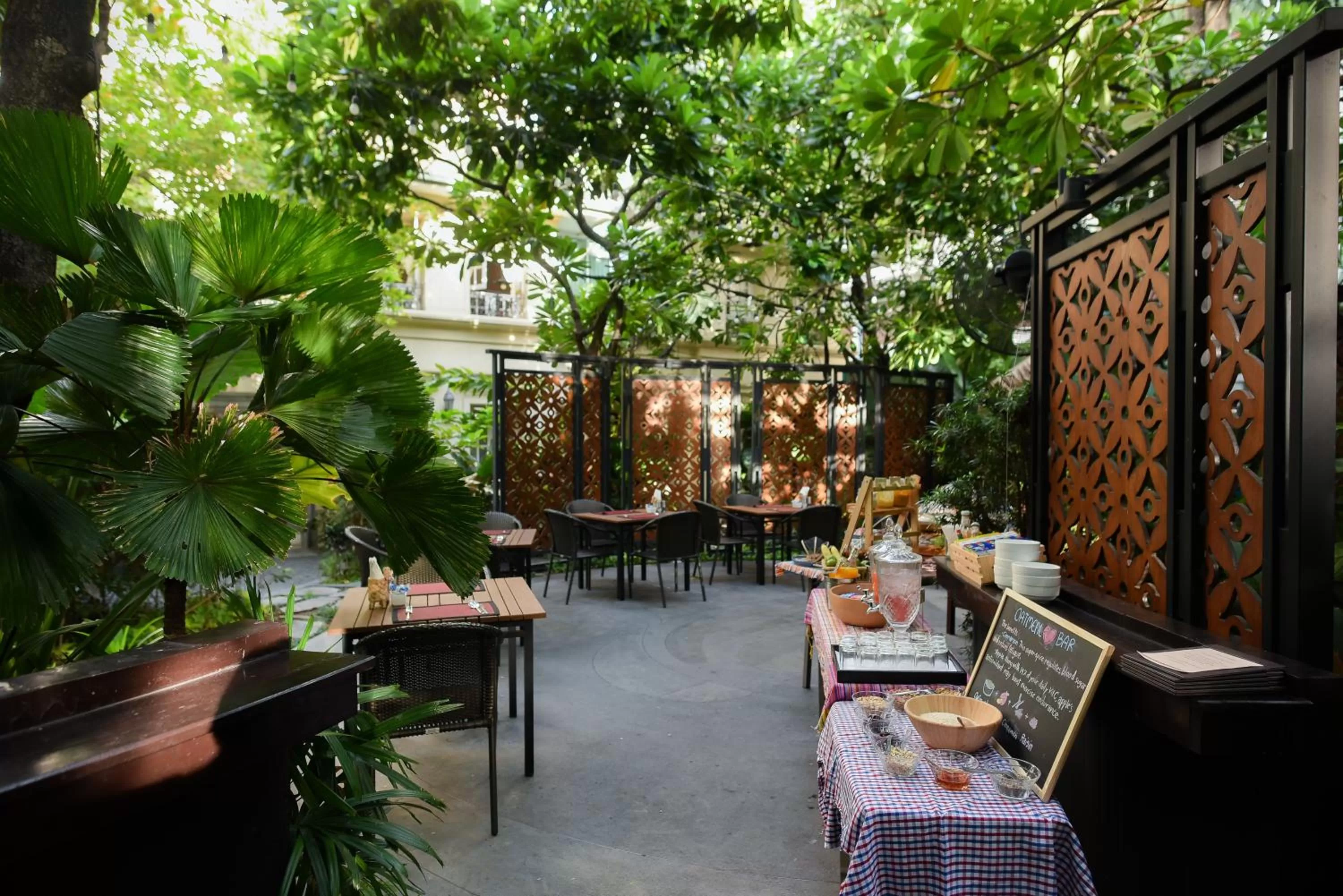 Continental breakfast in The Rose Residence, Bangkok
