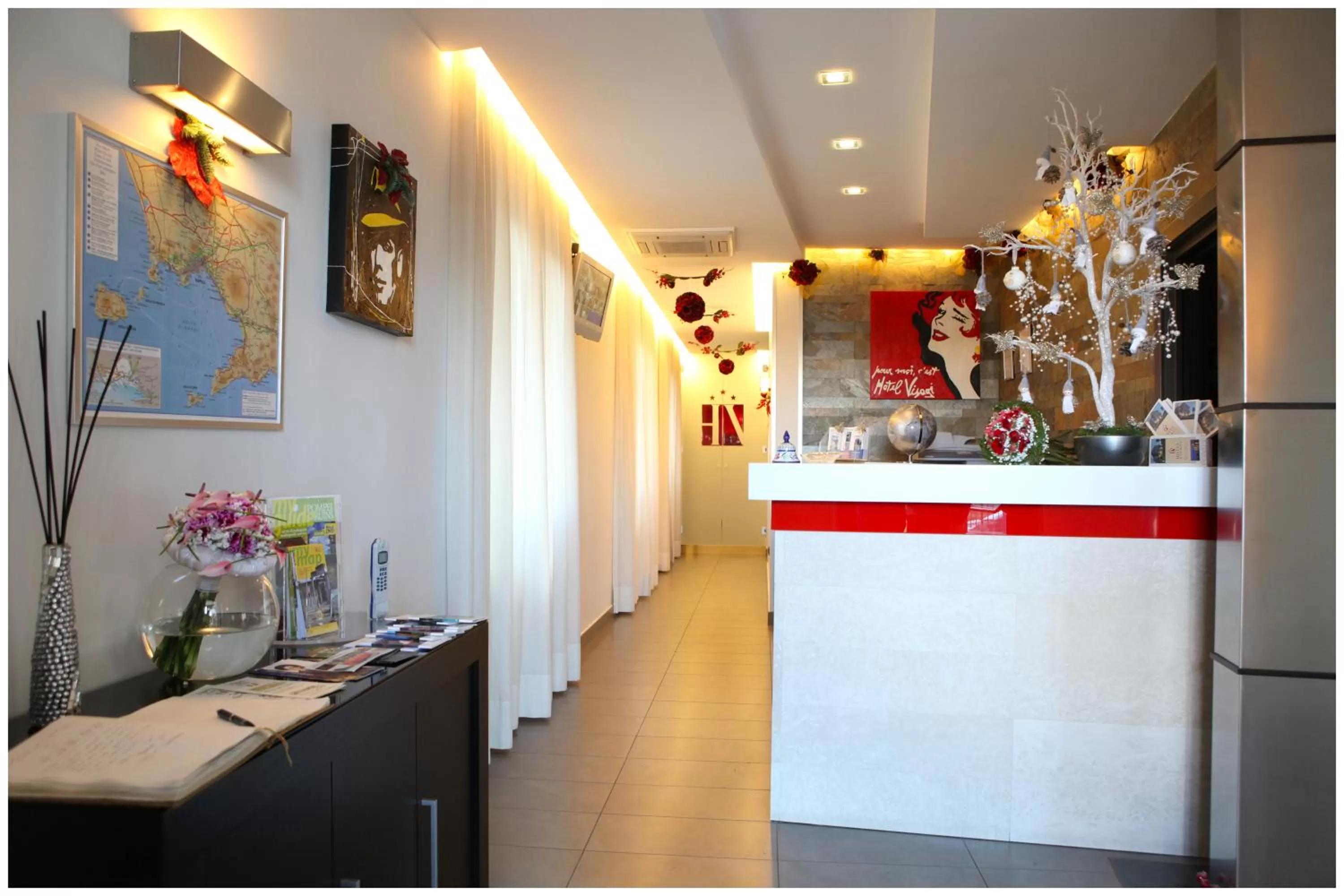 Lobby or reception in Hotel Visagi