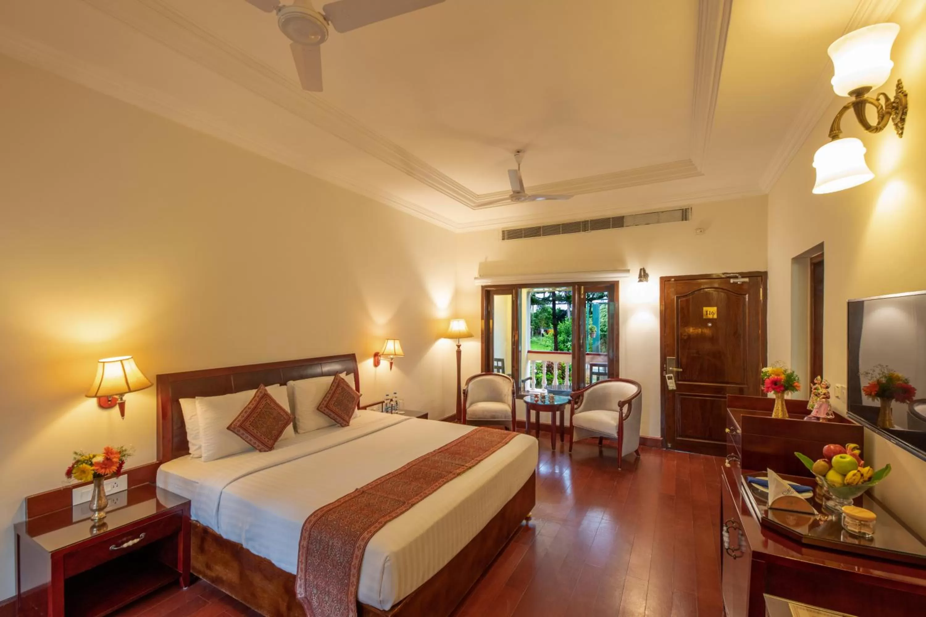 Bedroom in GReaT Trails Riverview Thanjavur By GRT Hotels