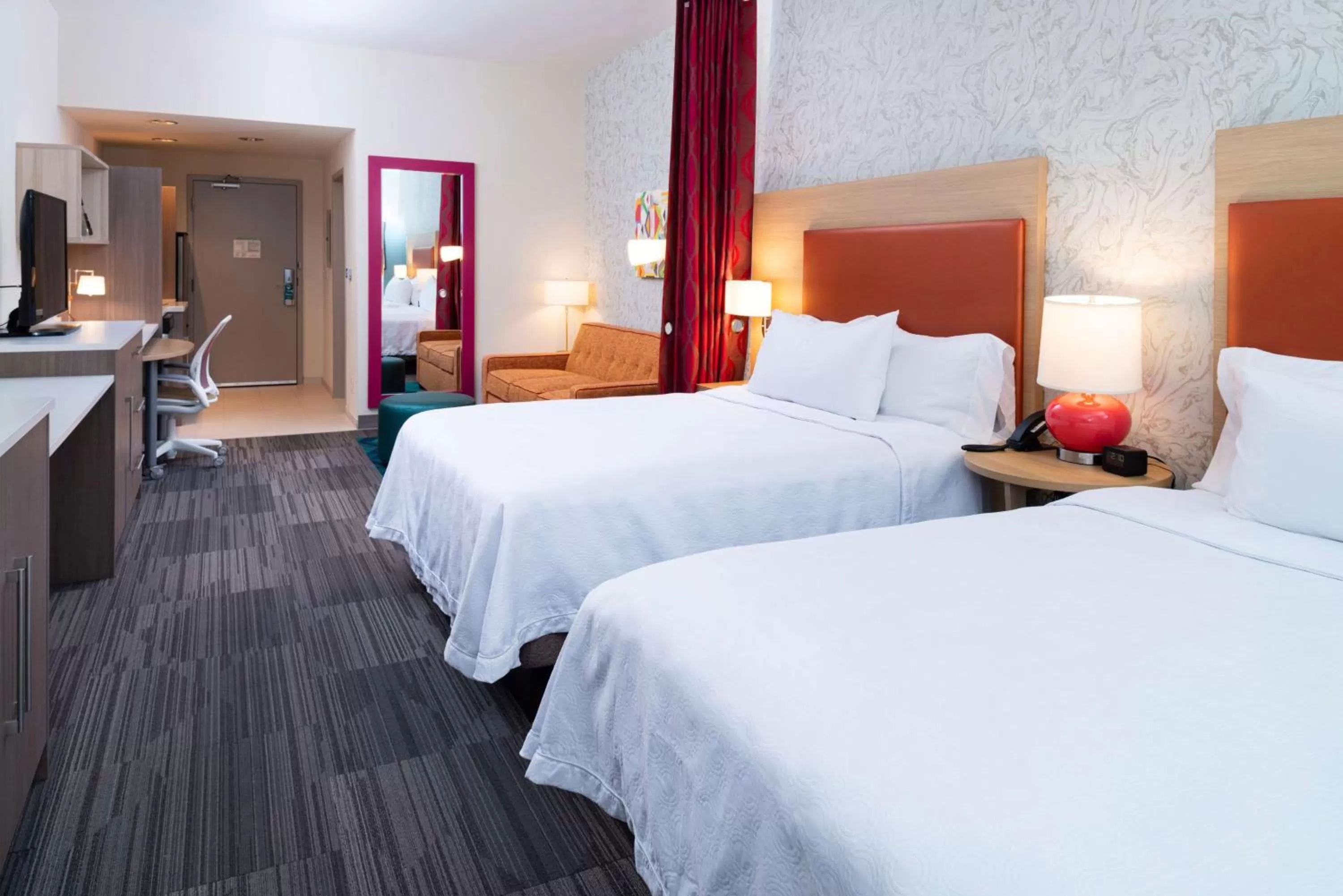 Bed in Home2 Suites By Hilton Charlotte Mooresville, Nc