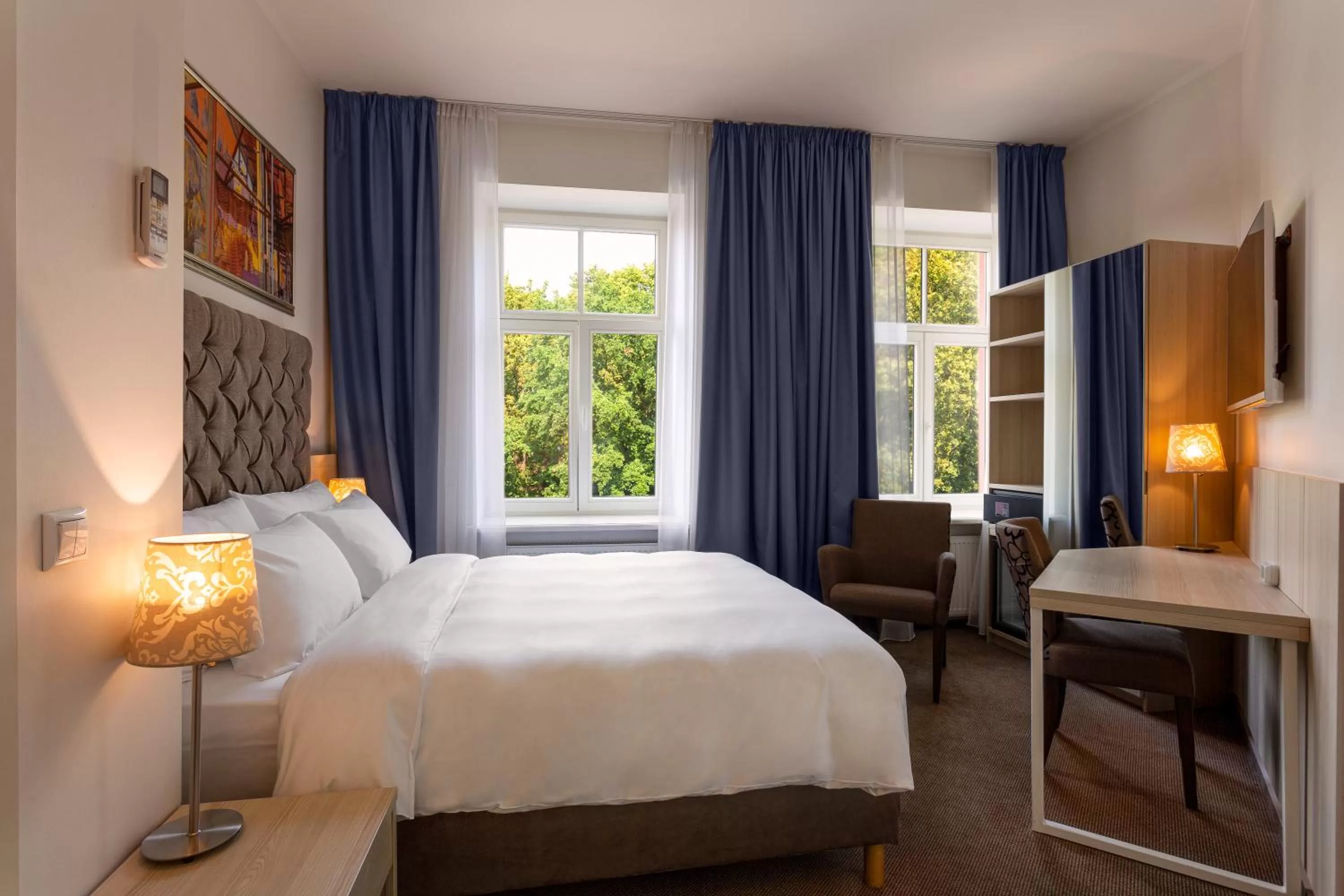 Bed in Radisson Hotel Old Town Riga