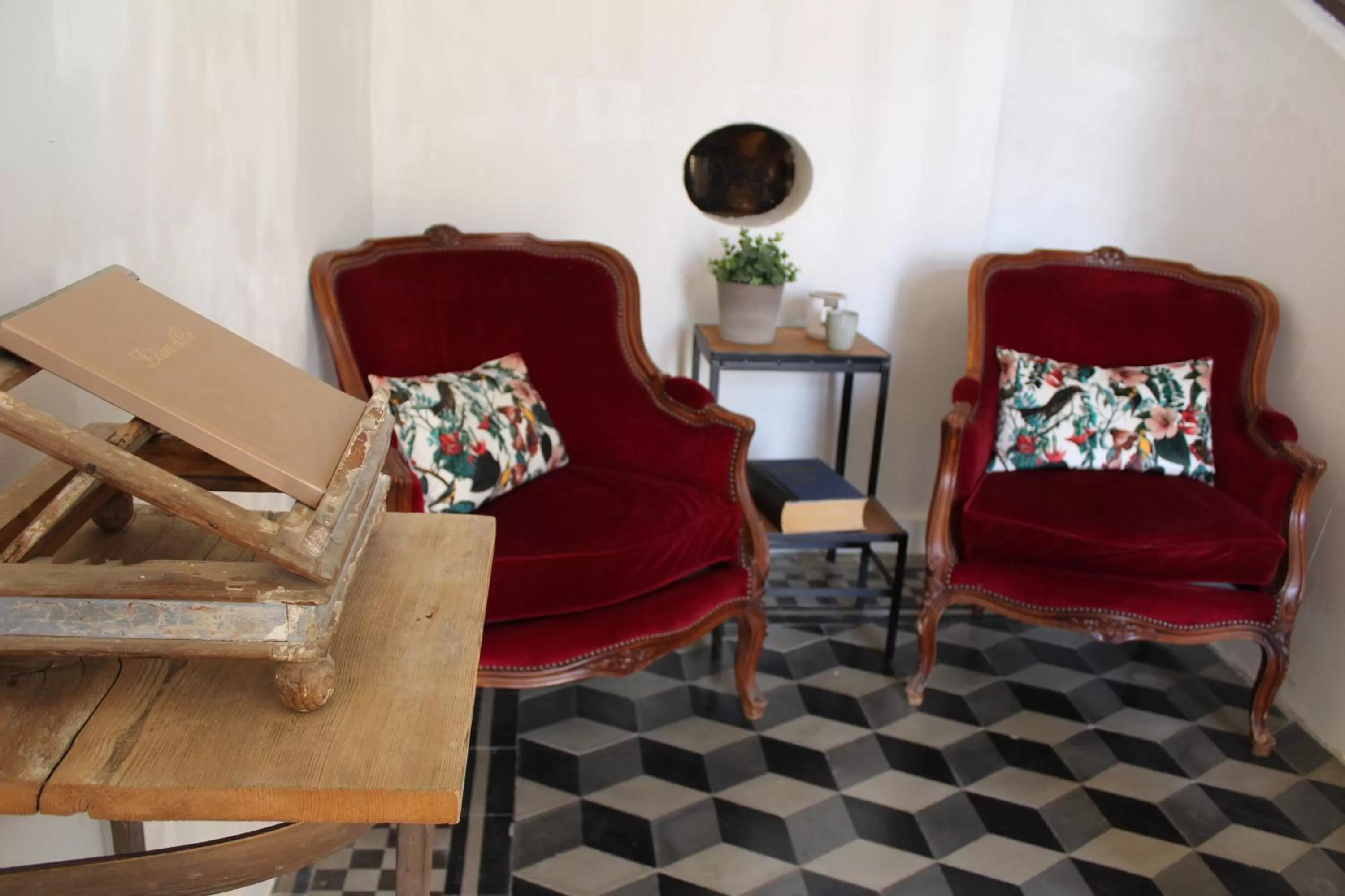 Lobby or reception in La Grande Maison