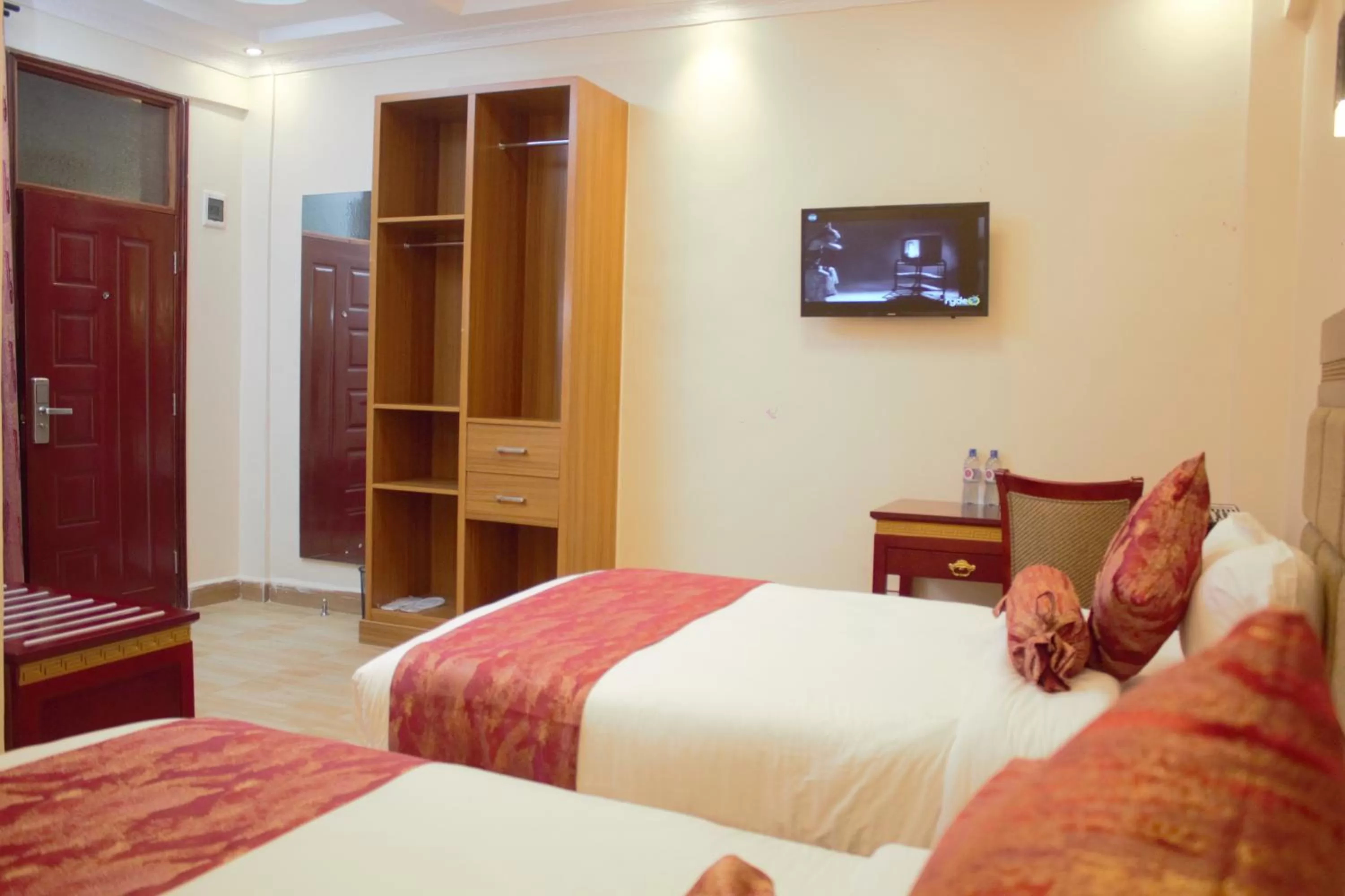 Bed in Vickmark Hotel