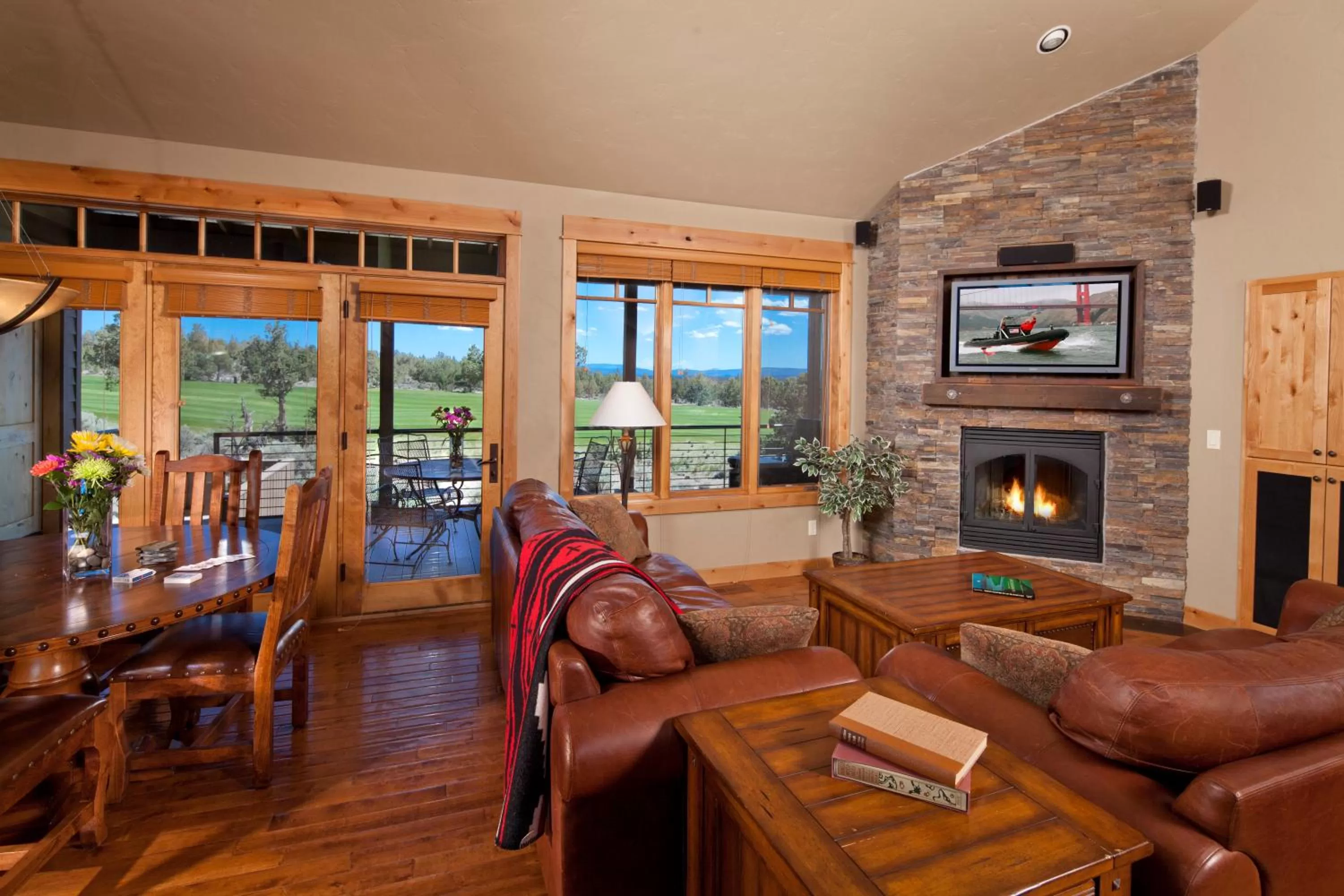 Living room in Brasada Ranch