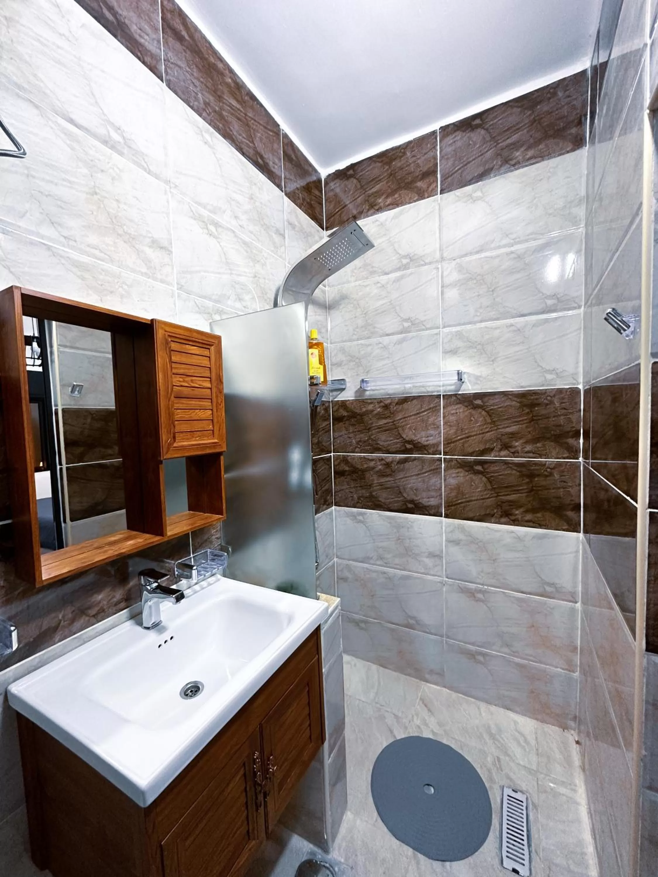 Bathroom in Panorama Jerash HOTEL (2)